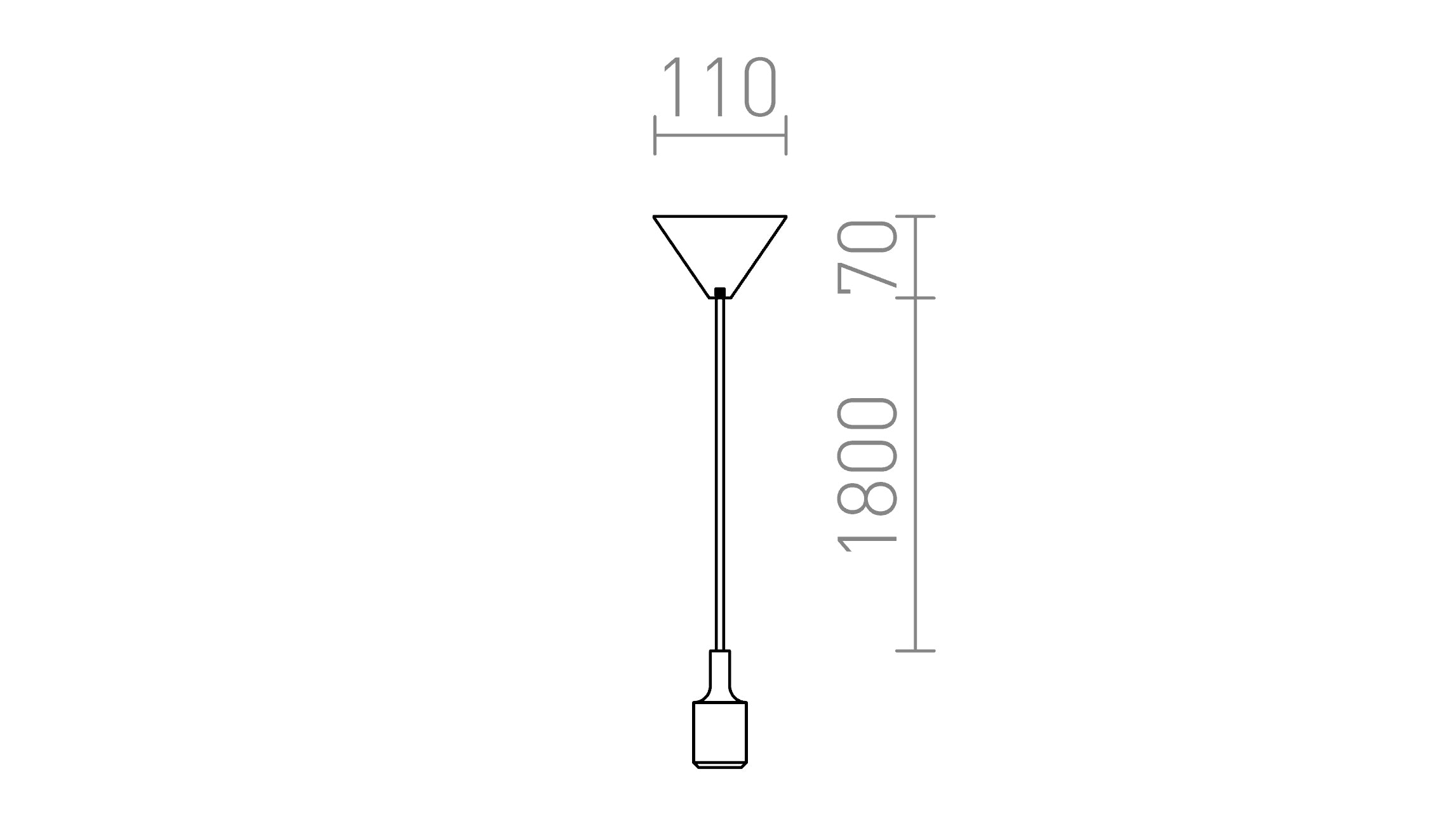 LISA pendant set lamp - Product sketch