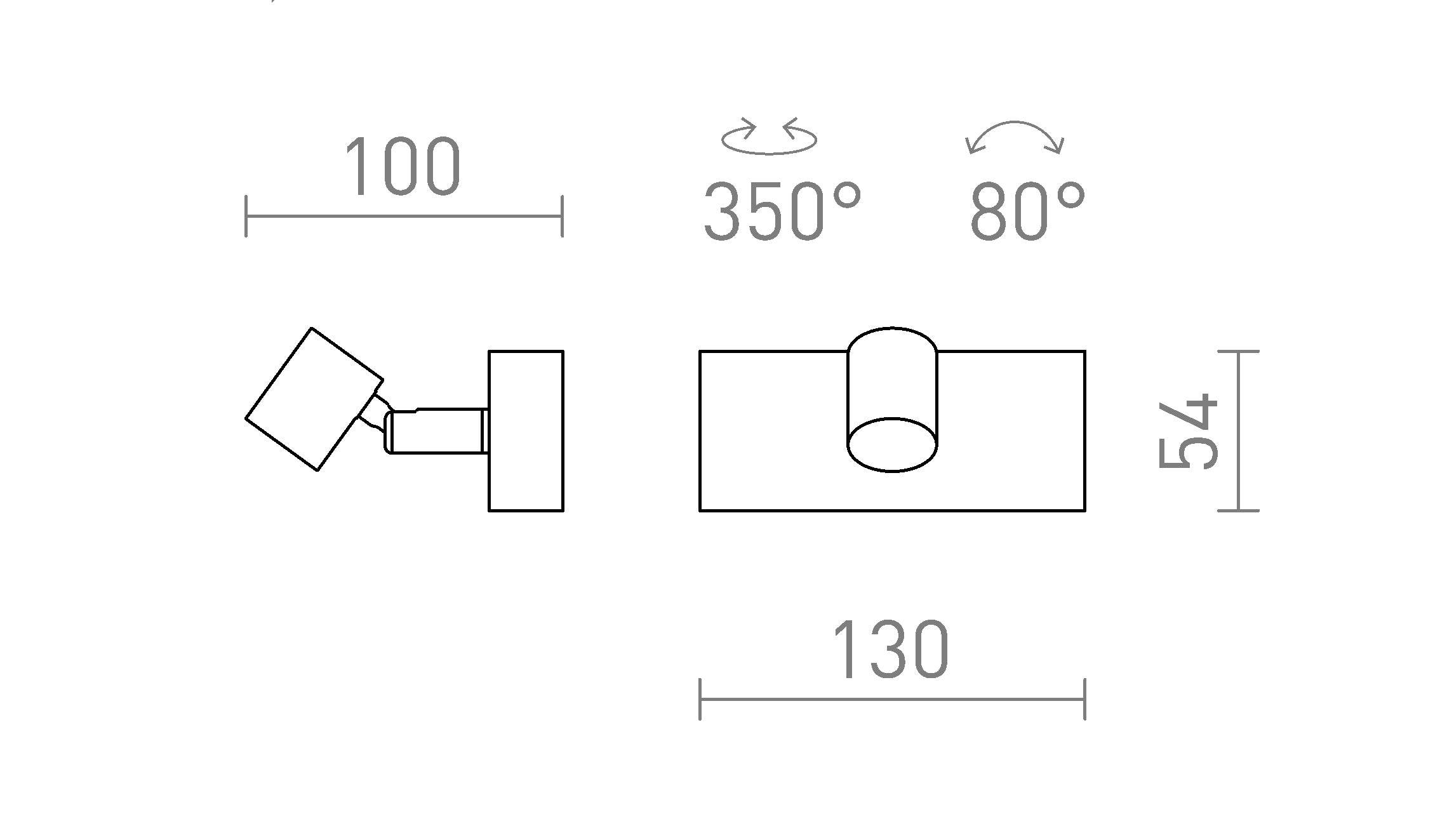 TRICA I seinävalaisin lamppu - Product sketch