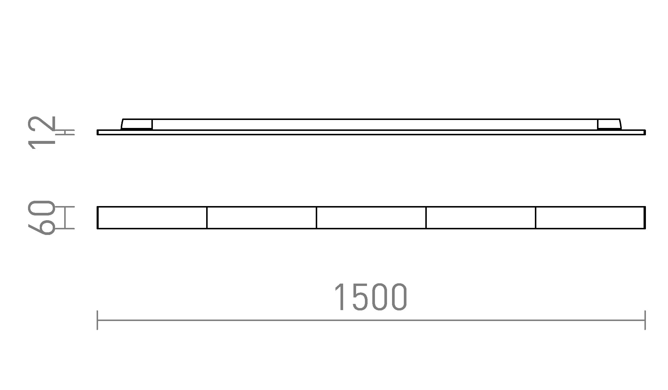 FLATLINE 150 3-vaihekiskolle - Product sketch