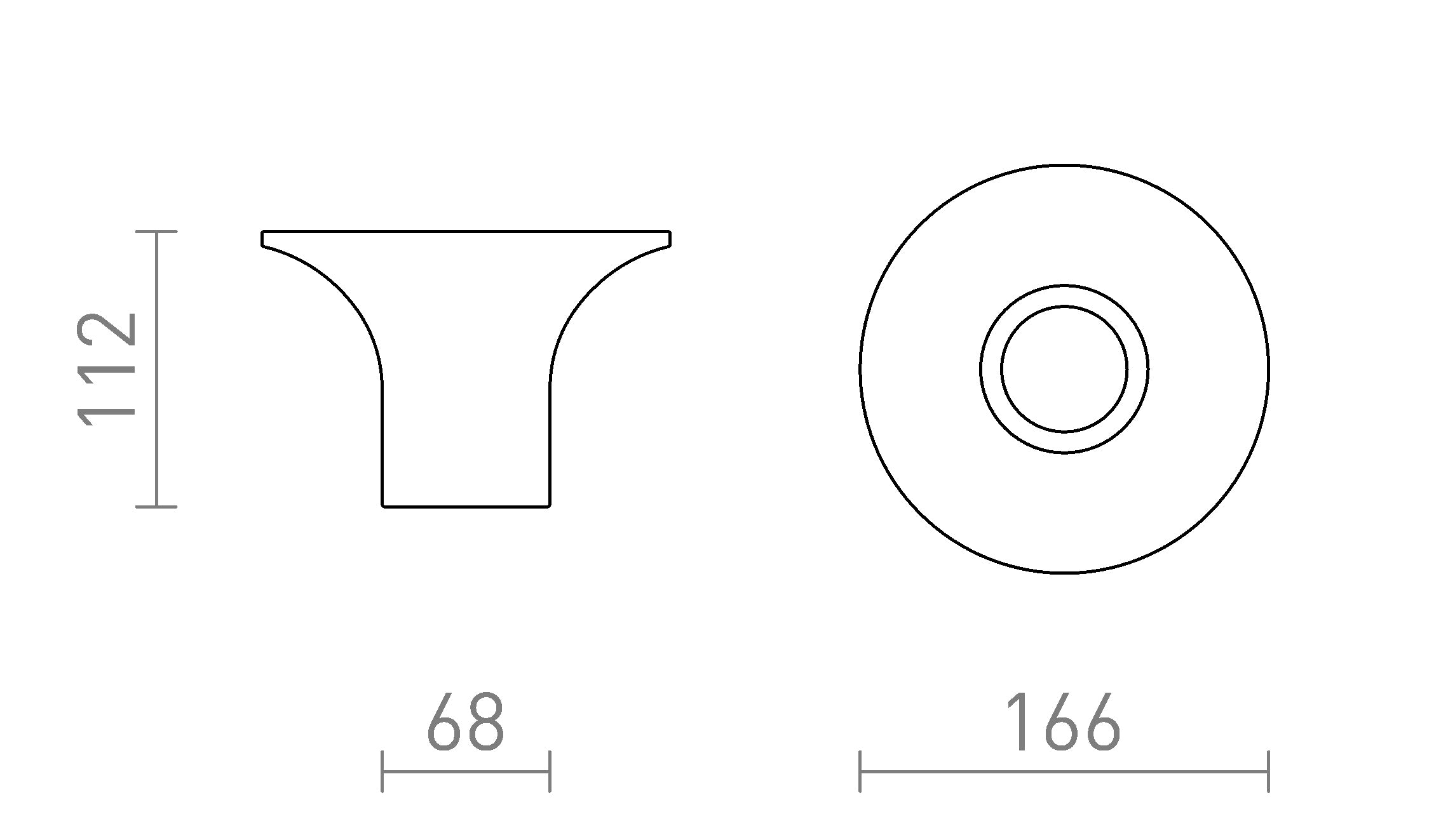 COLIN plafondlamp lamp - Product sketch