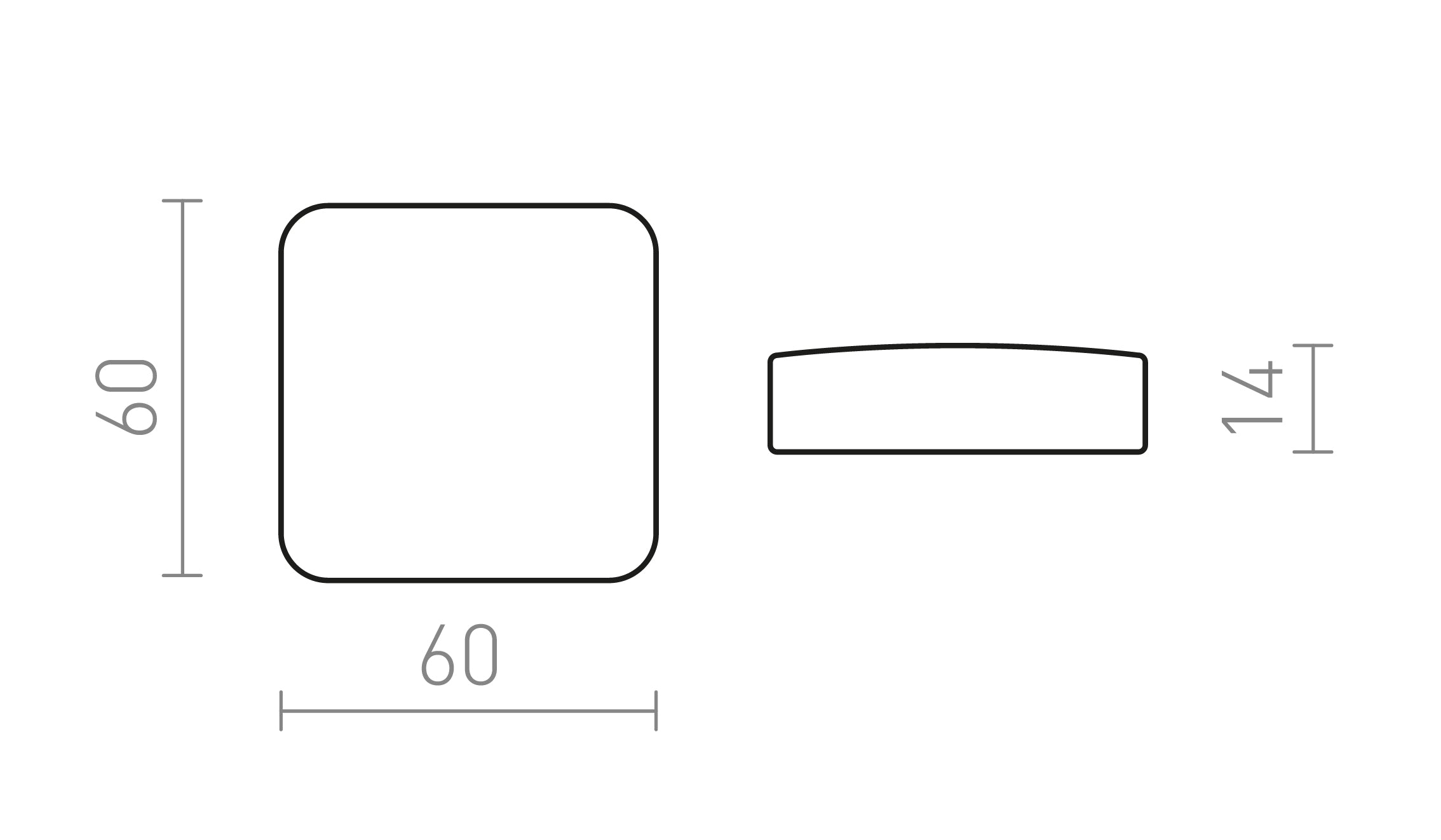 VEGA TUYA laituri lamppu - Product sketch