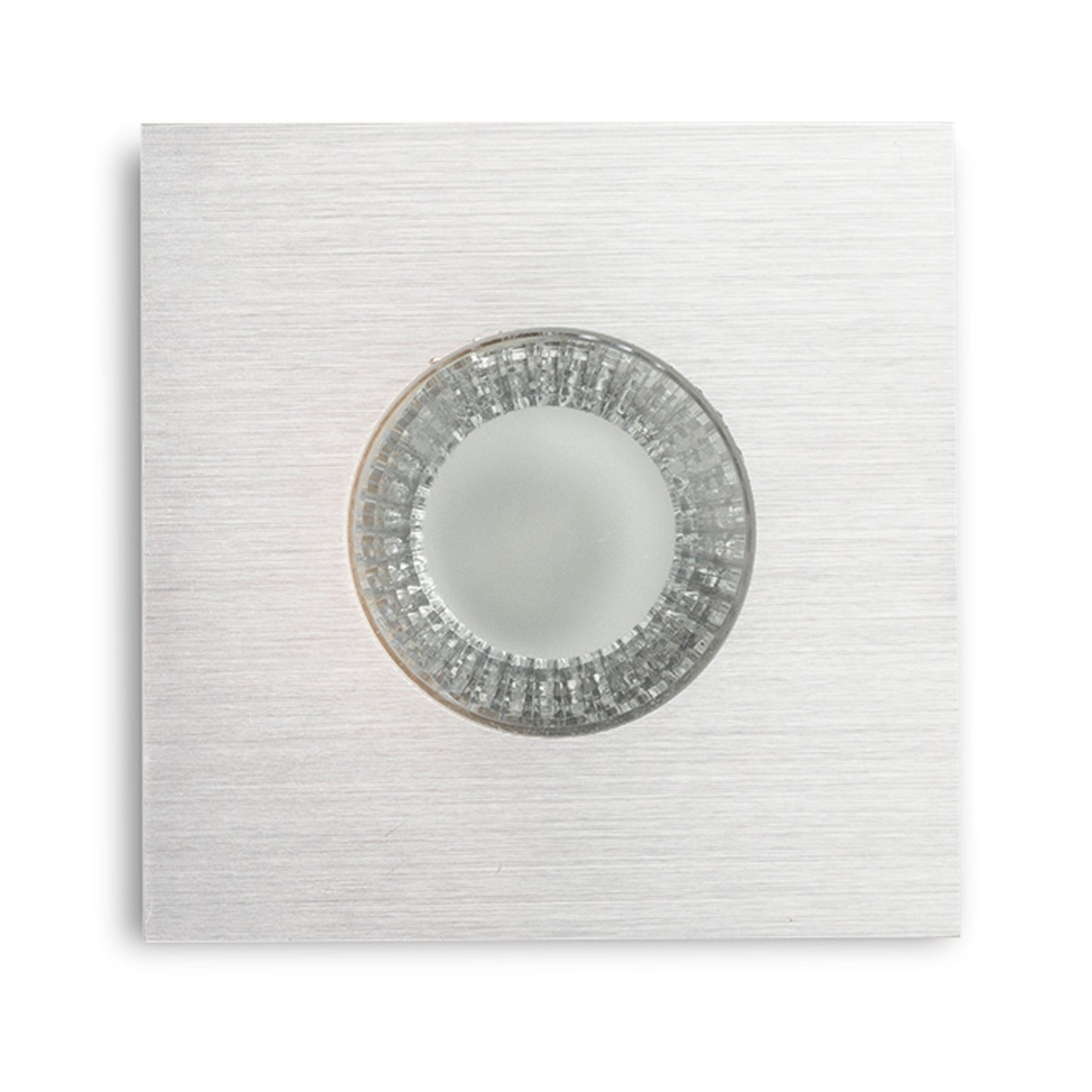 RENDL Outlet ASTOR SQ brushed aluminum 230V GU10 50W IP65 R10574 2