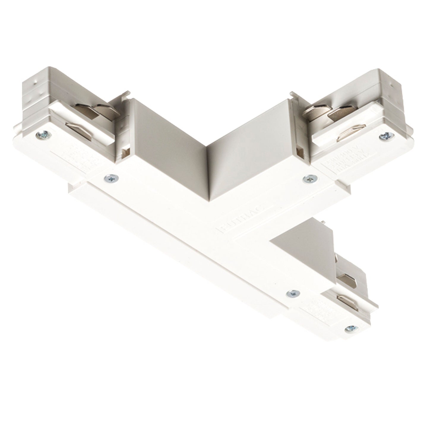 RENDL 3-circuit track system EUTRAC T connector, polarity left white 230V R11335 1