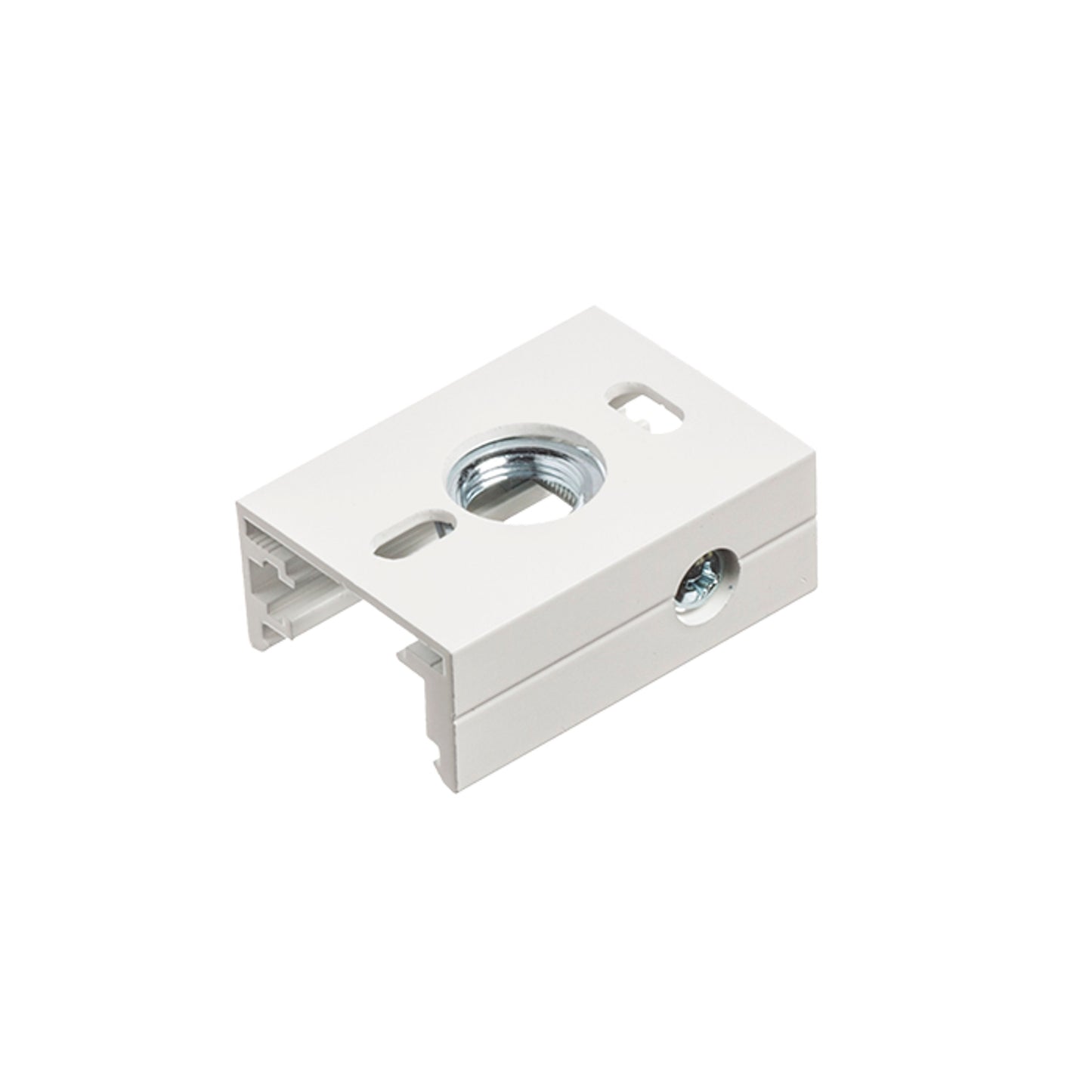 RENDL 3-circuit track system EUTRAC track clamp for 3-circuit tracks white R11349 1