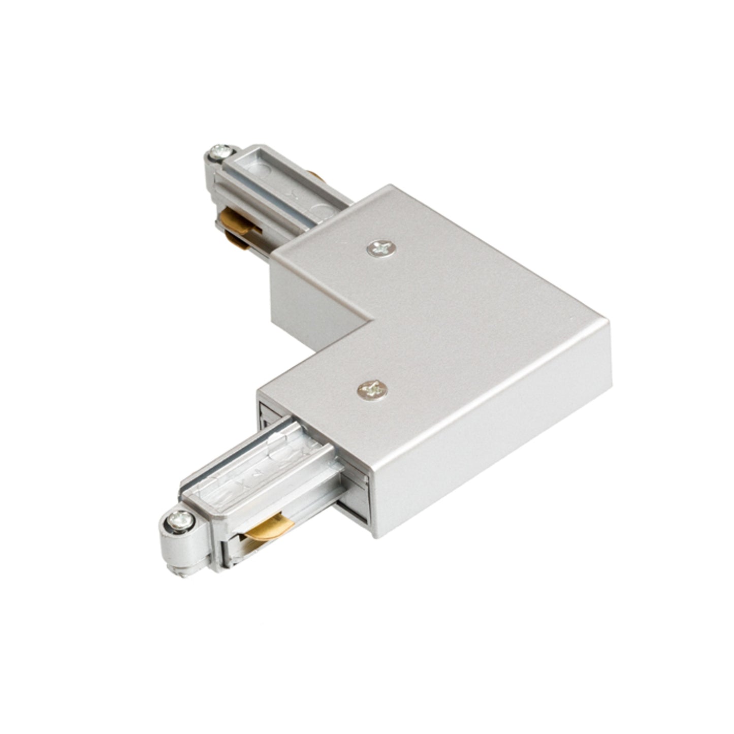 RENDL 1-circuit track system 1F L connector (outer polarity) silver grey 230V R12268 1