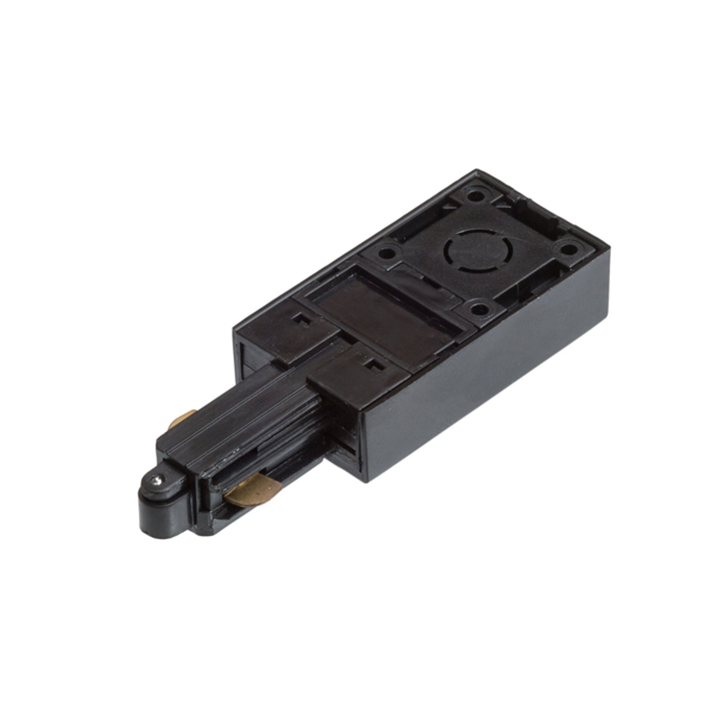RENDL 1-circuit track system 1F feed-in, polarity left black 230V R12285 1