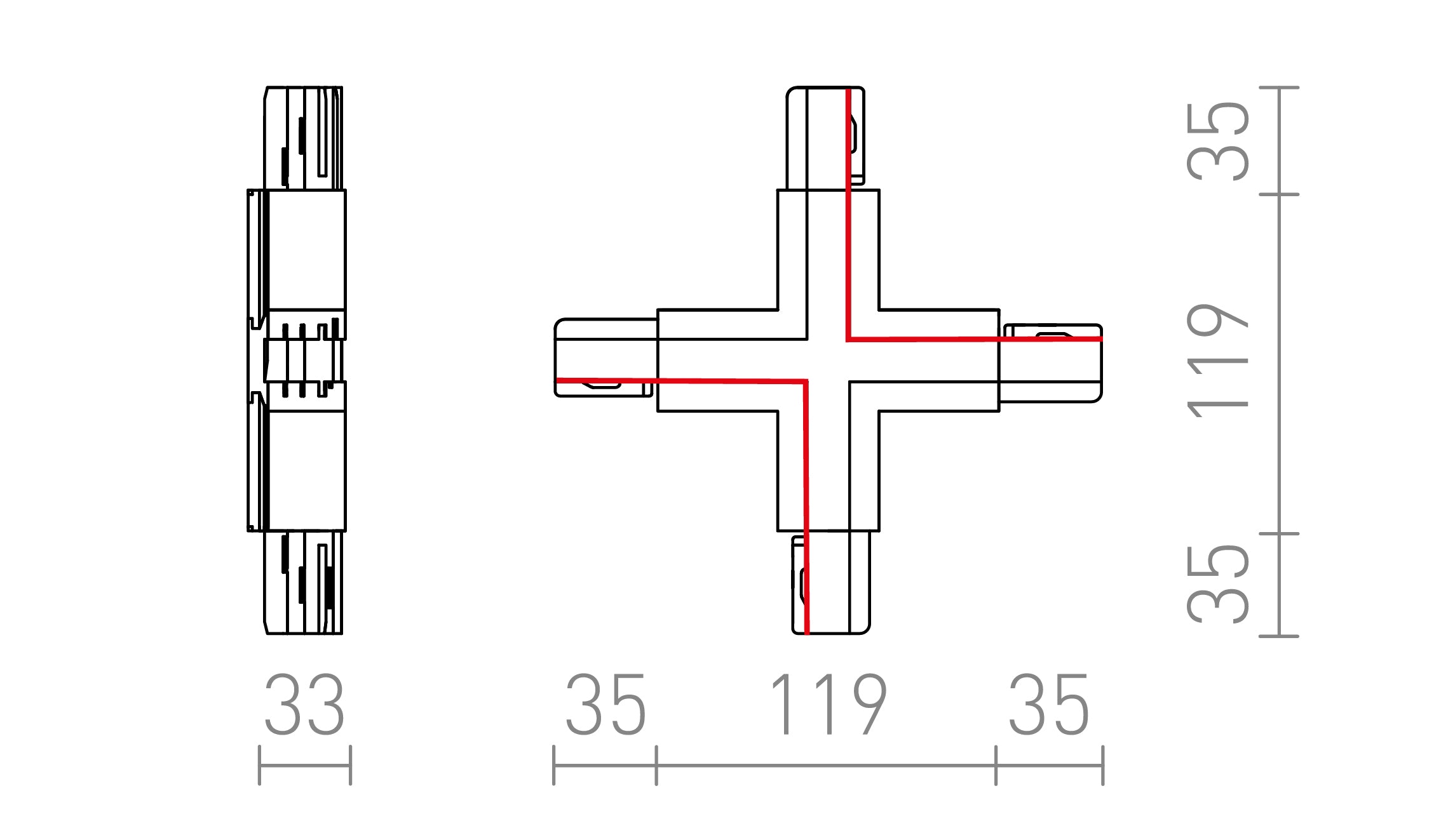 EUTRAC X-LIITIN - Product sketch