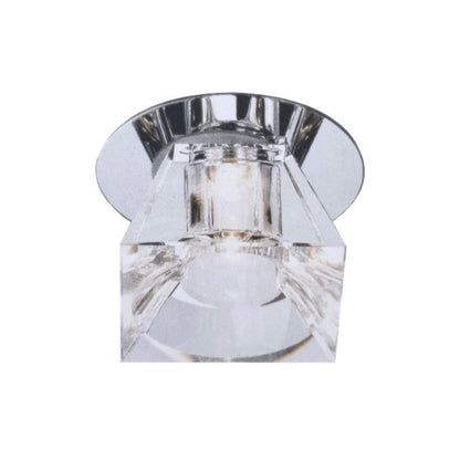 RENDL Outlet CRYSTAL LED III recessed clear glass/chrome 350mA LED 1W 120° 4000K 114531 1
