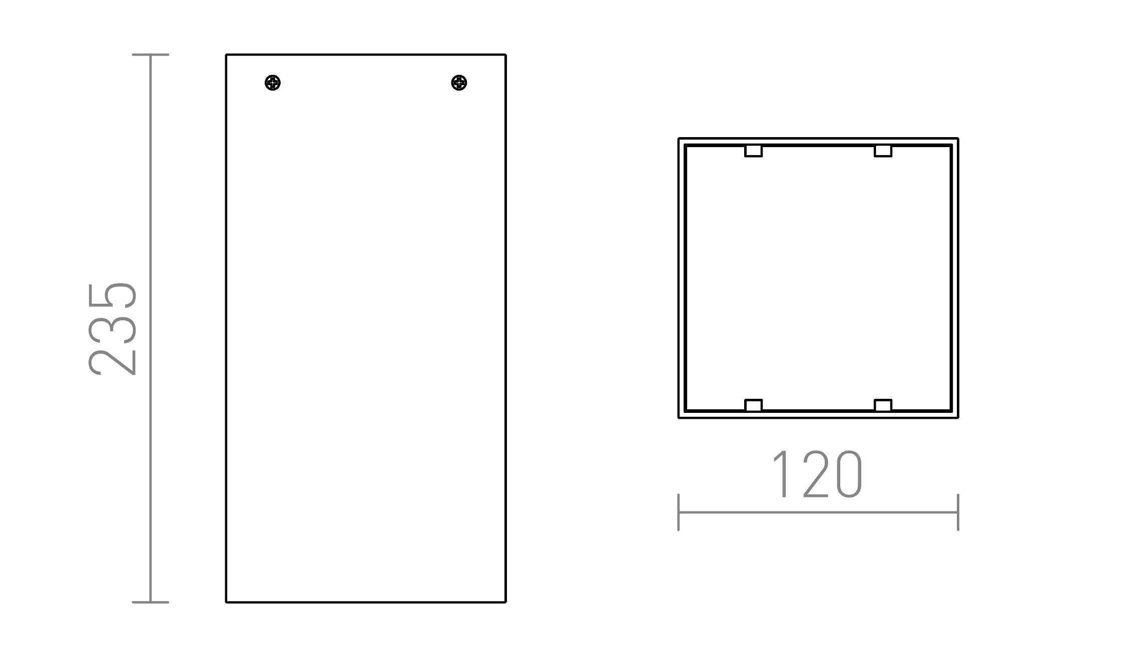 MEA NELIKULMAINEN - Product sketch