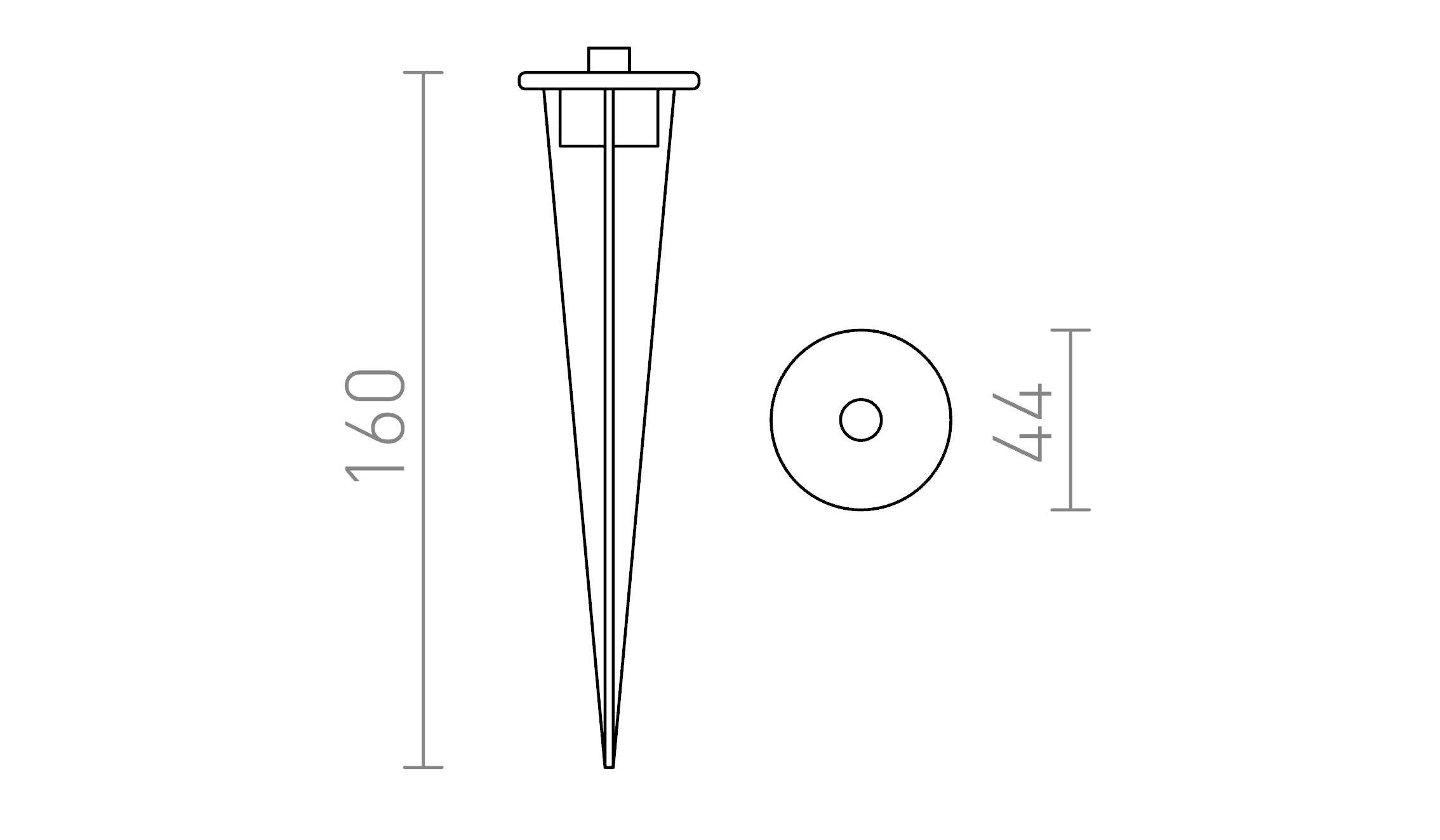 UNIVERSAALI PIIKKI - Product sketch
