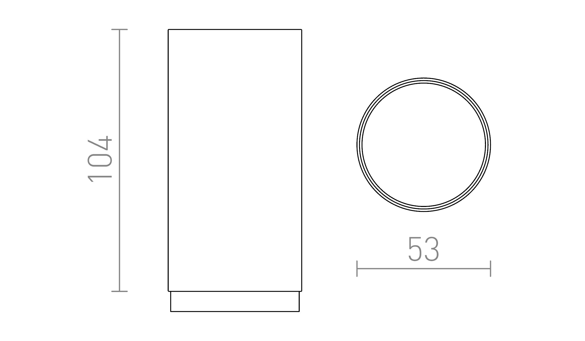 BOGARD  varjostimen pidentäjä - Product sketch