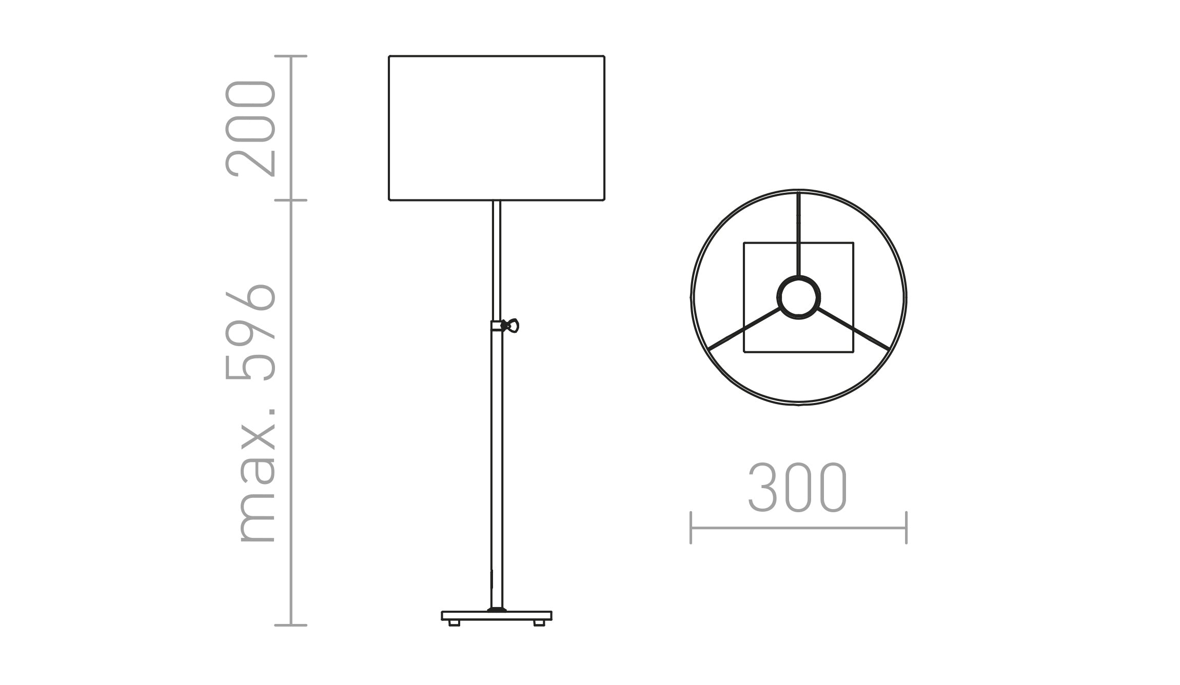 EDIKA PÖYTÄ - Product sketch