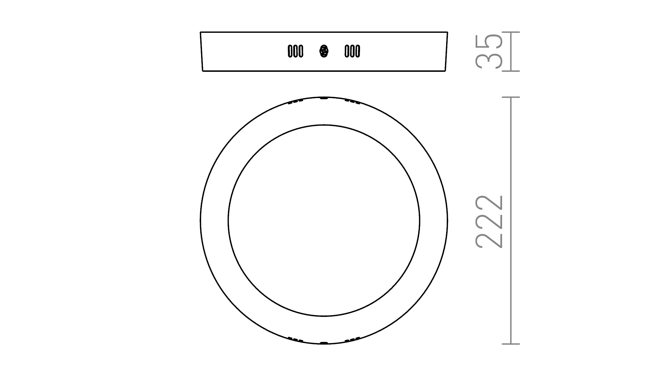 SOCORRO R 220 PINTA-ASENNETTAVA - Product sketch