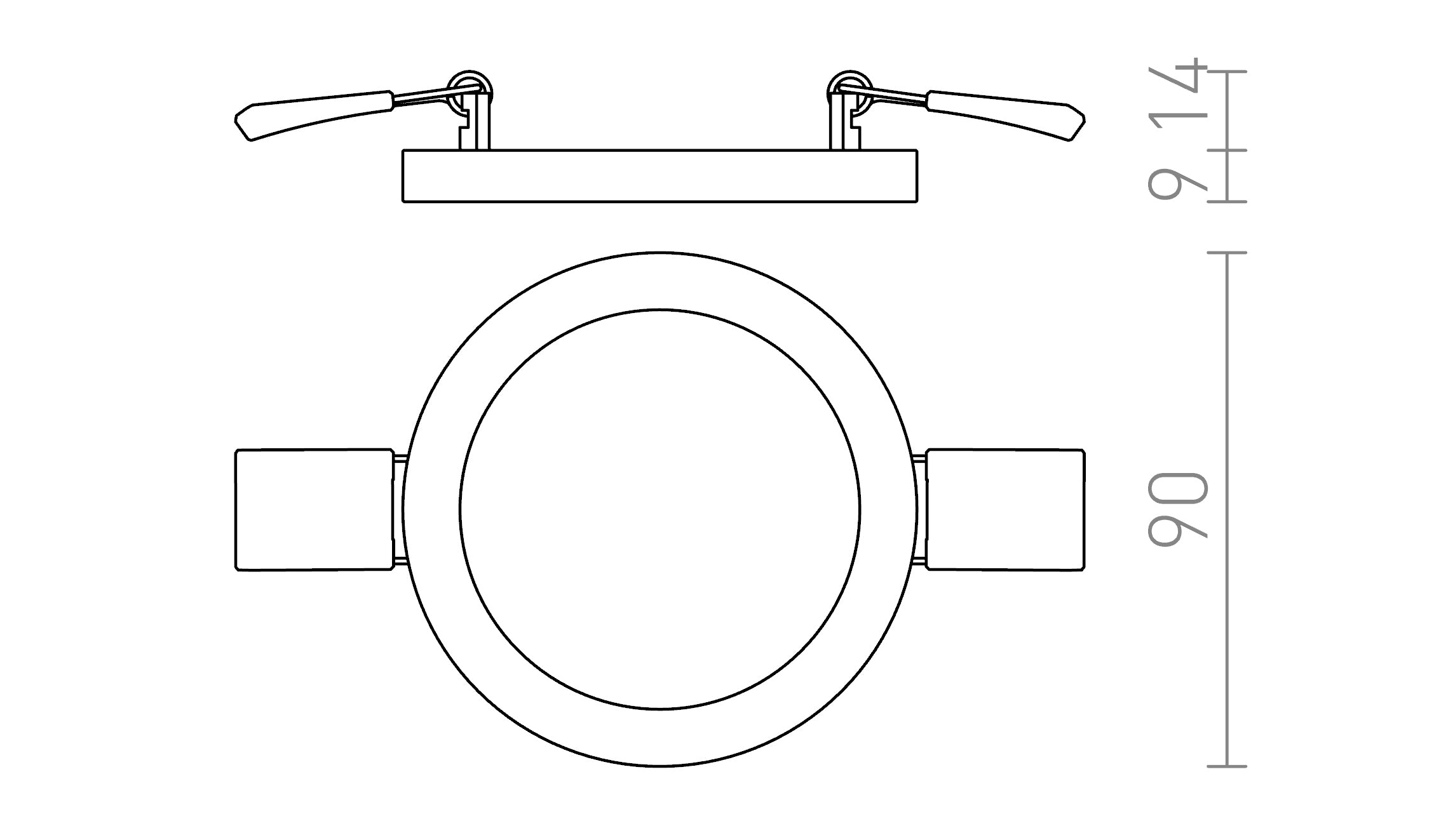 HUE R 9 HIMM UPOTETTU - Product sketch