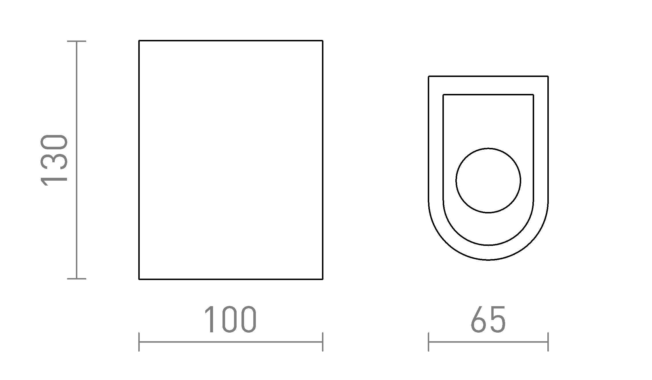 BODIE  seinävalaisin lamppu - Product sketch