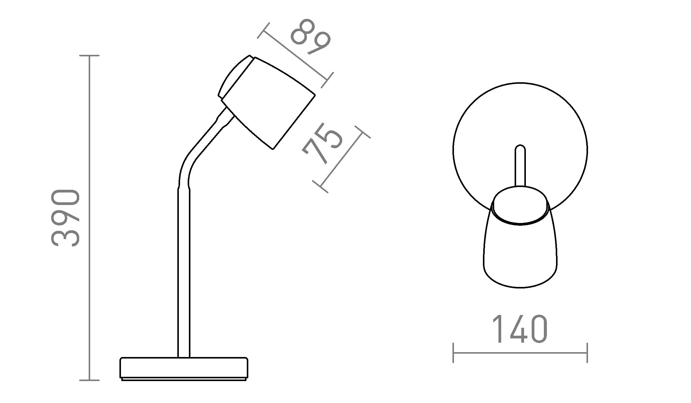JOLI PÖYTÄ - Product sketch