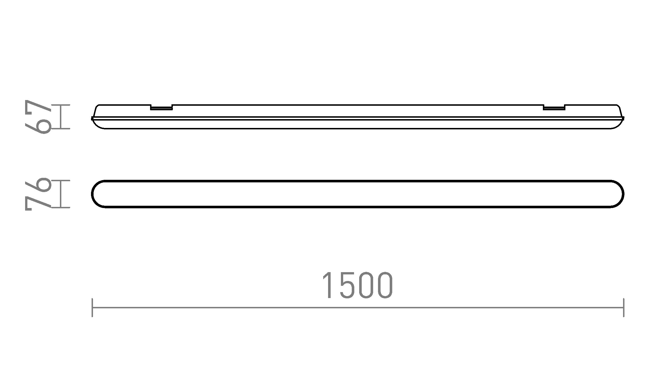 TRIDENT PRO 150 - Product sketch