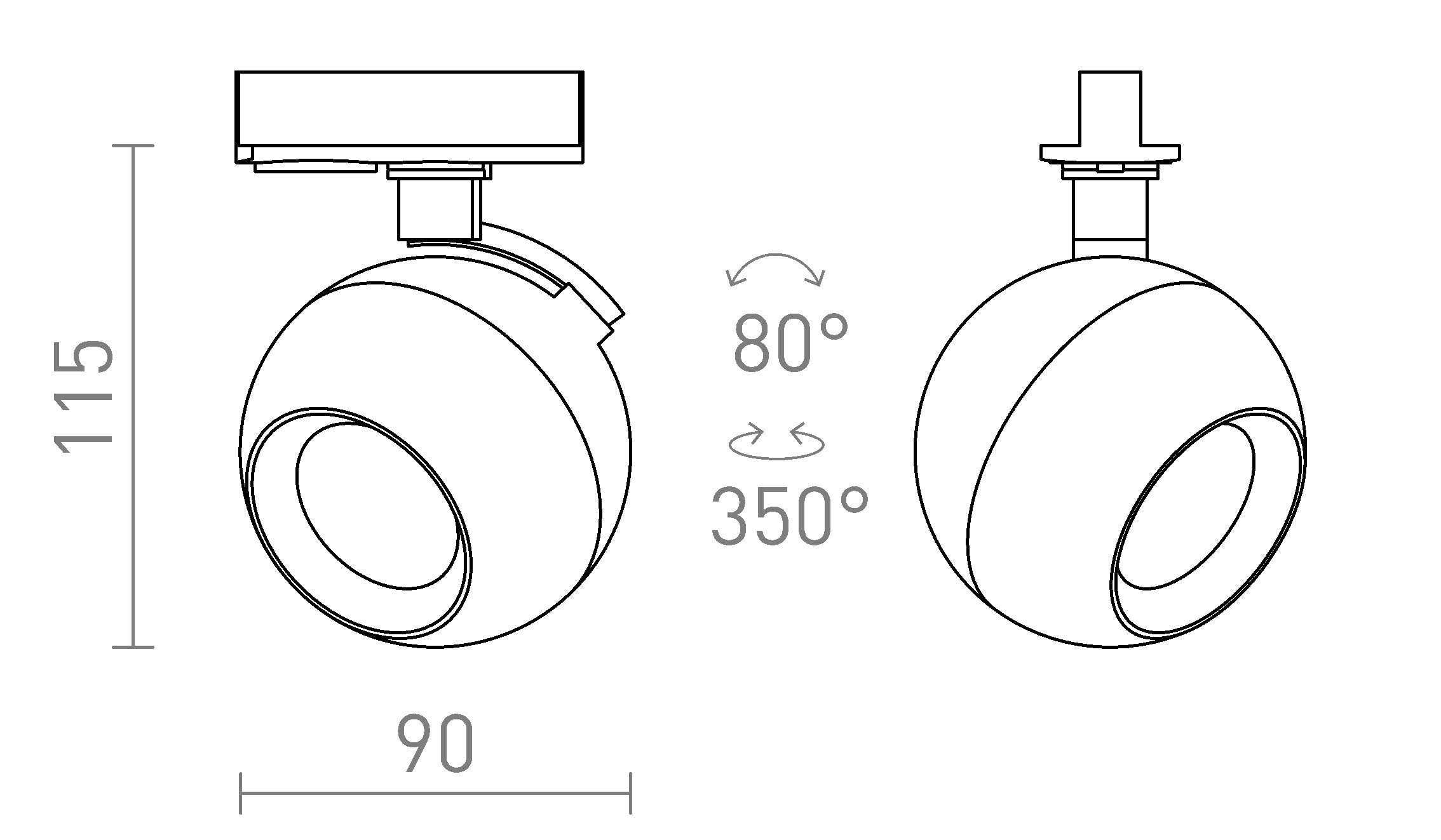 SIENA 1-VAIHEKISKOLLE - Product sketch