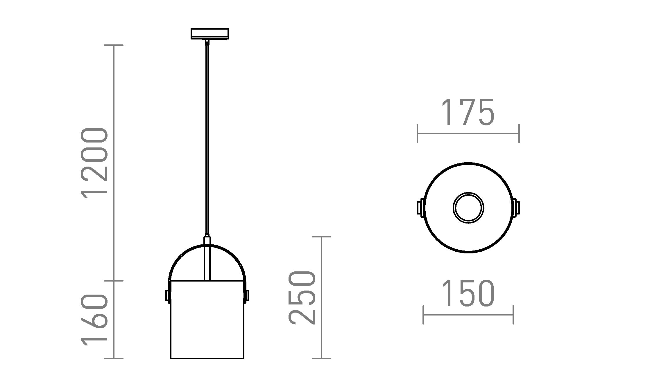 JULIETTA 16 1-VAIHEKISKOLLE - Product sketch