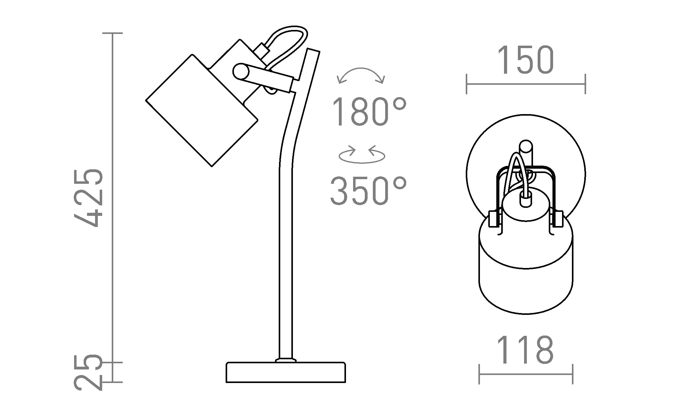 CELEIA PÖYTÄ - Product sketch