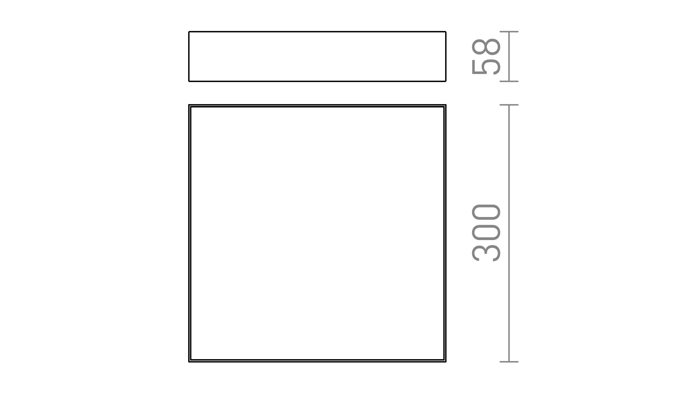 LARISA SQ 30 HIMM - Product sketch