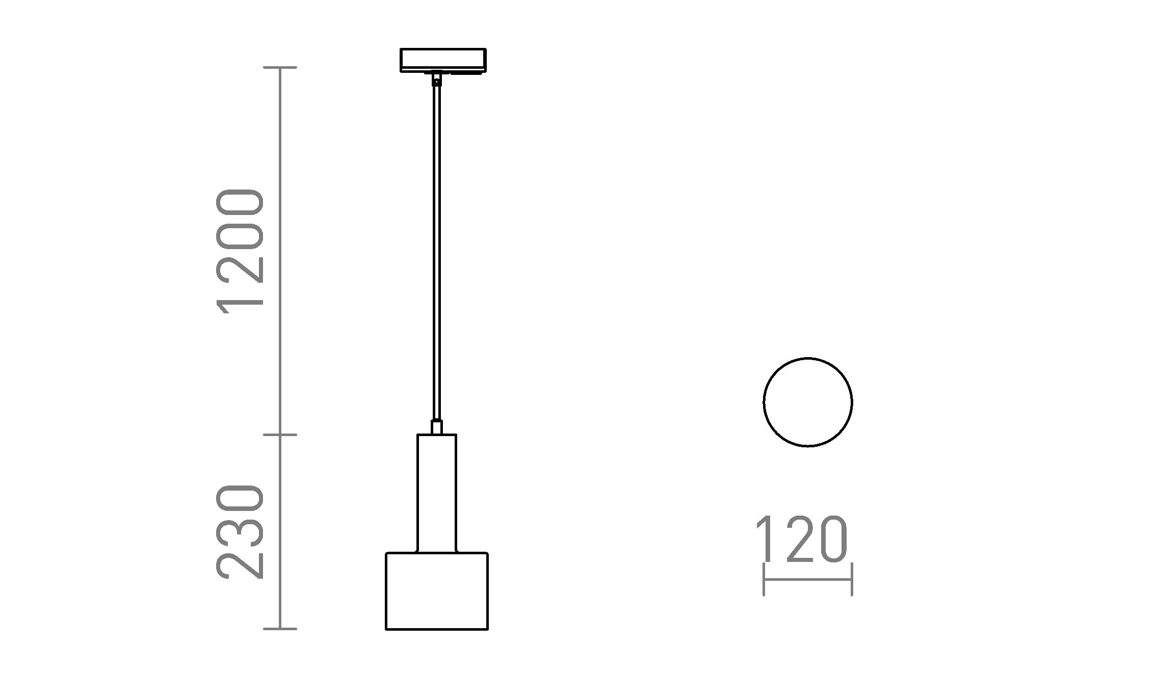 GIULIA 12 1-VAIHEKISKOLLE - Product sketch