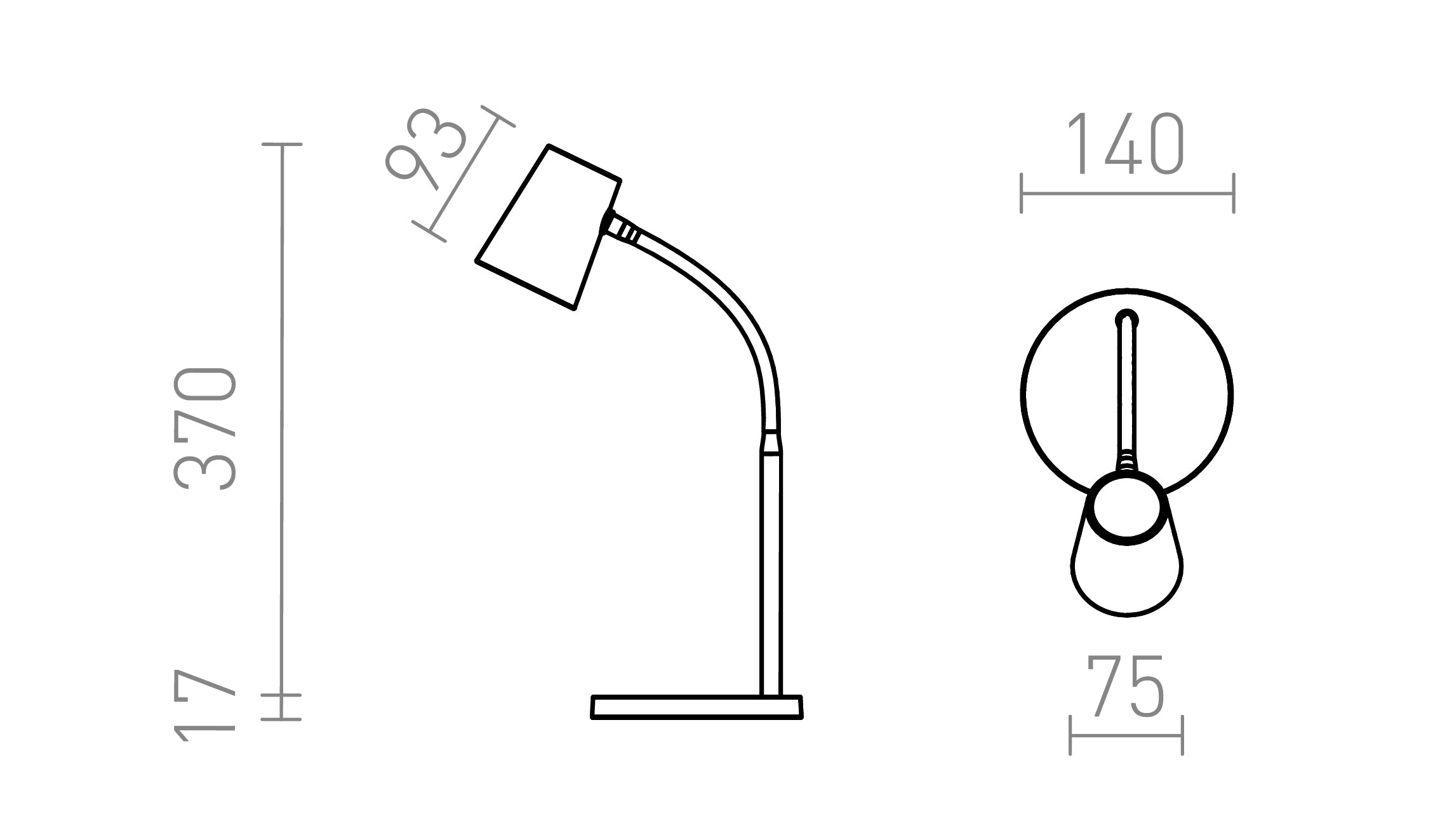 VERINA PÖYTÄ - Product sketch