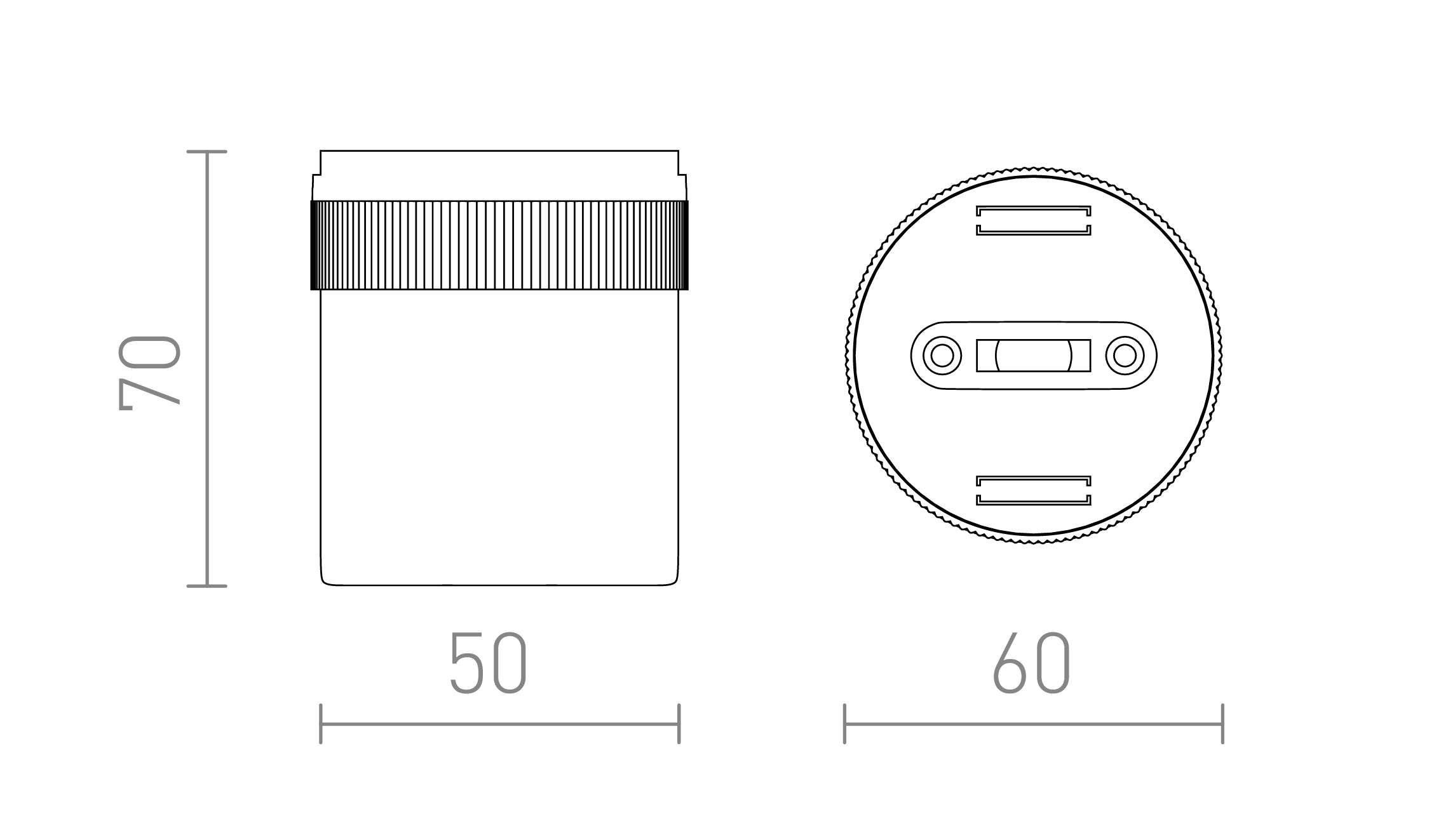 WAVE PINTA-ASENNETTAVA KIINNIKE - Product sketch