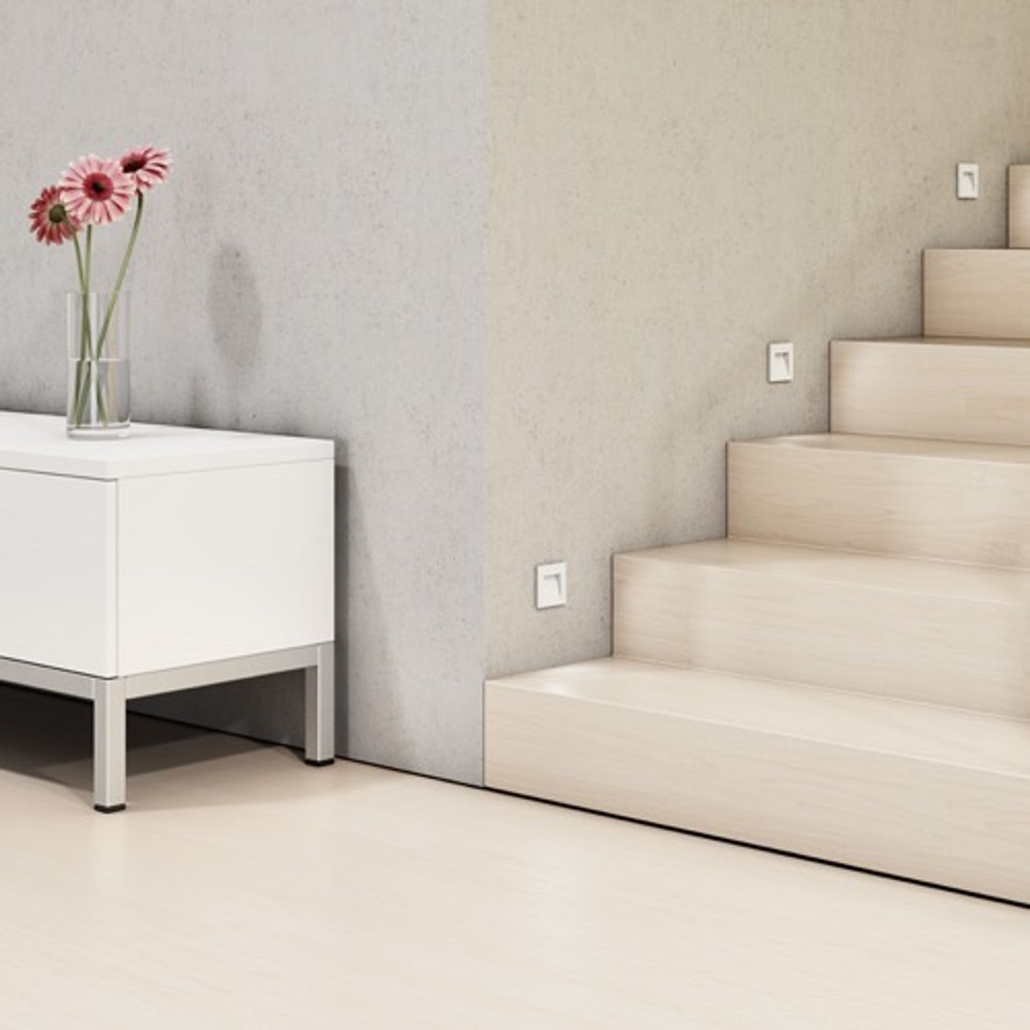 LED portaikon valaistus