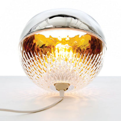 RENDL Outlet KISS pendant shade clear glass/chrome-tinted glass max. 60W F8469SGGL0 2