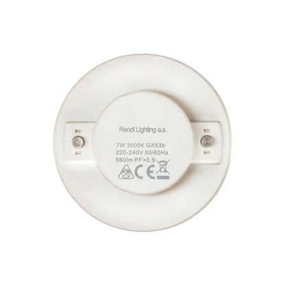 RENDL light source PUC lightsource   230V GX53 LED 7W 105°  3000K G12340 4