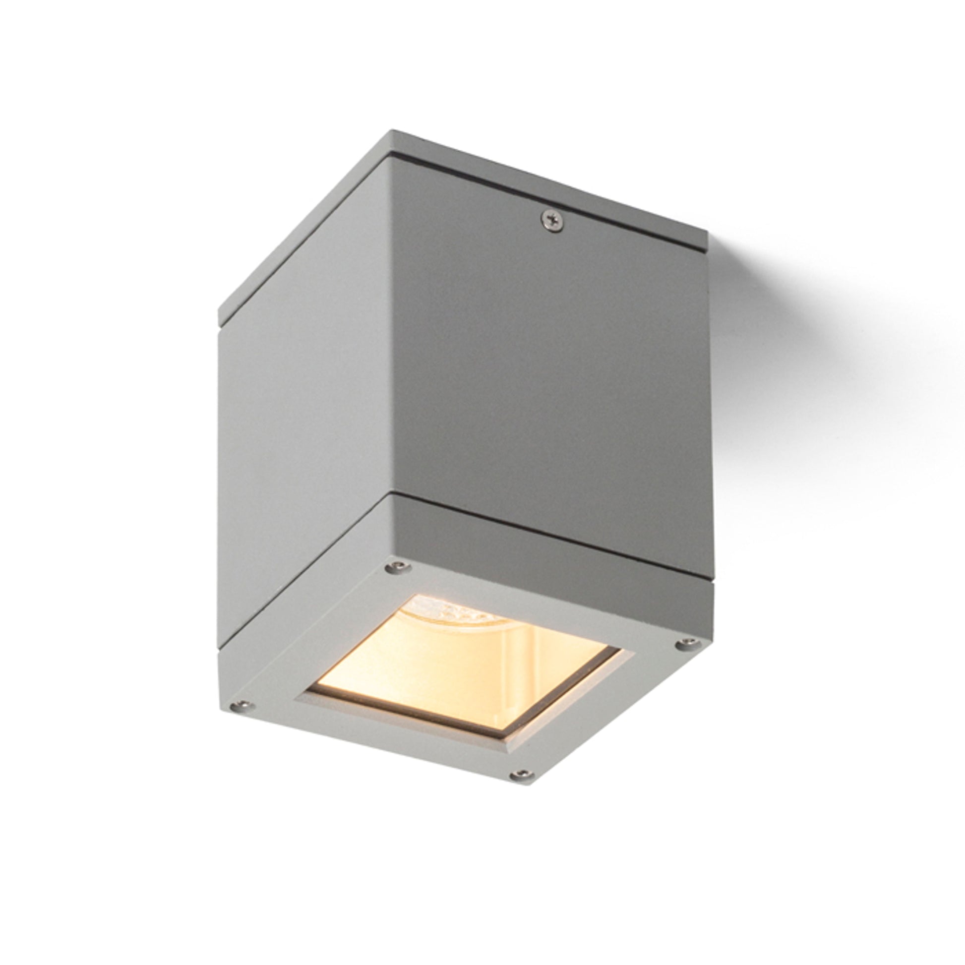 RENDL outdoor lamp QUADRA M ceiling silver grey  230V LED E27 8W IP54 R10386 1