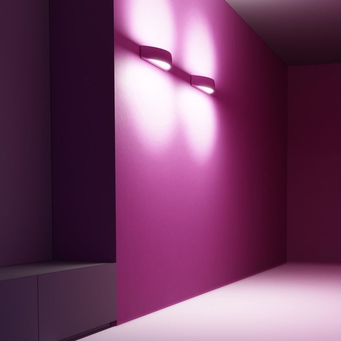 RENDL wall lamp CRESCENT L wall  plaster 230V LED E14 2x6W R10451 3