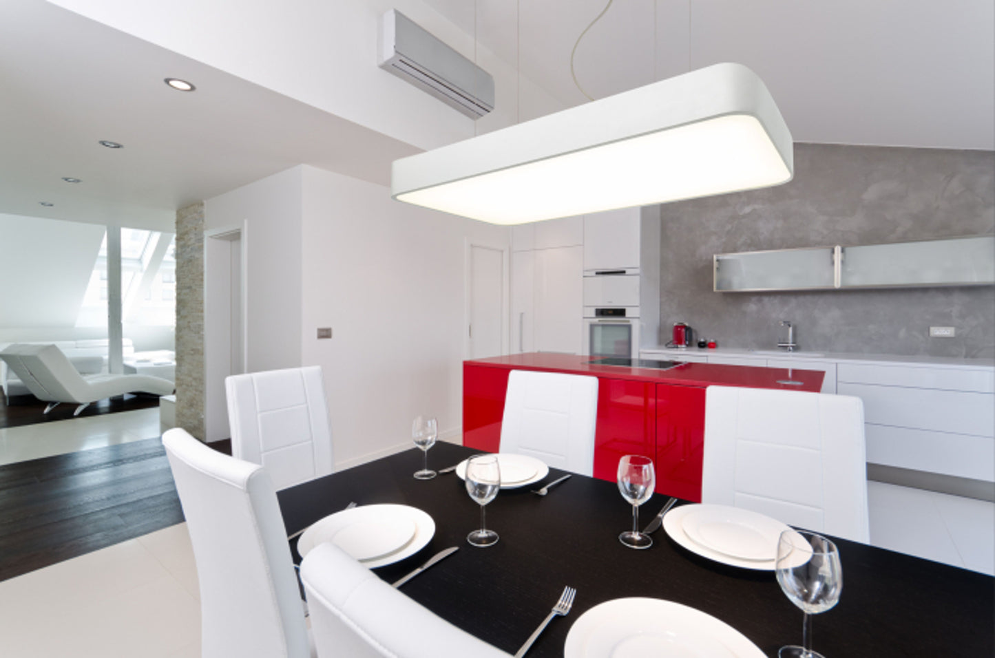 RENDL pendant lamp MENSA RC pendant white  230V LED 36W  3000K R10584 3