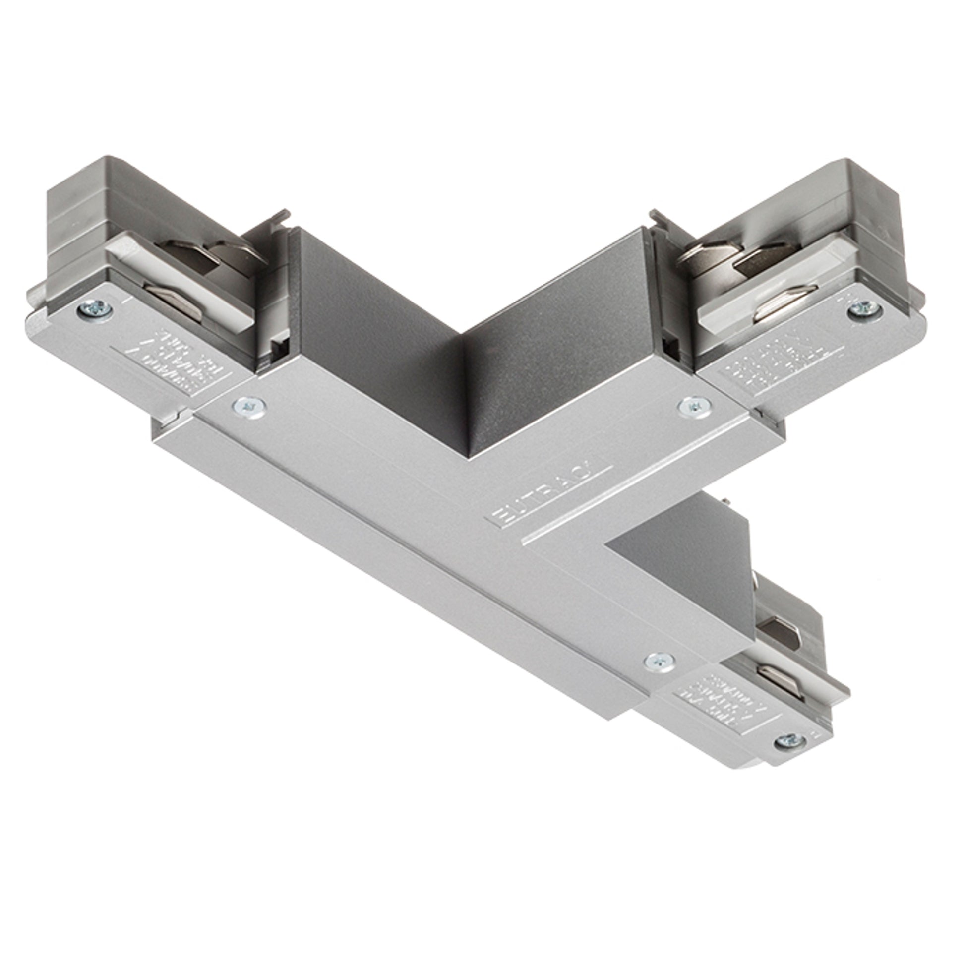 RENDL 3-circuit track system EUTRAC T connector, polarity right silver grey 230V  R11334 1
