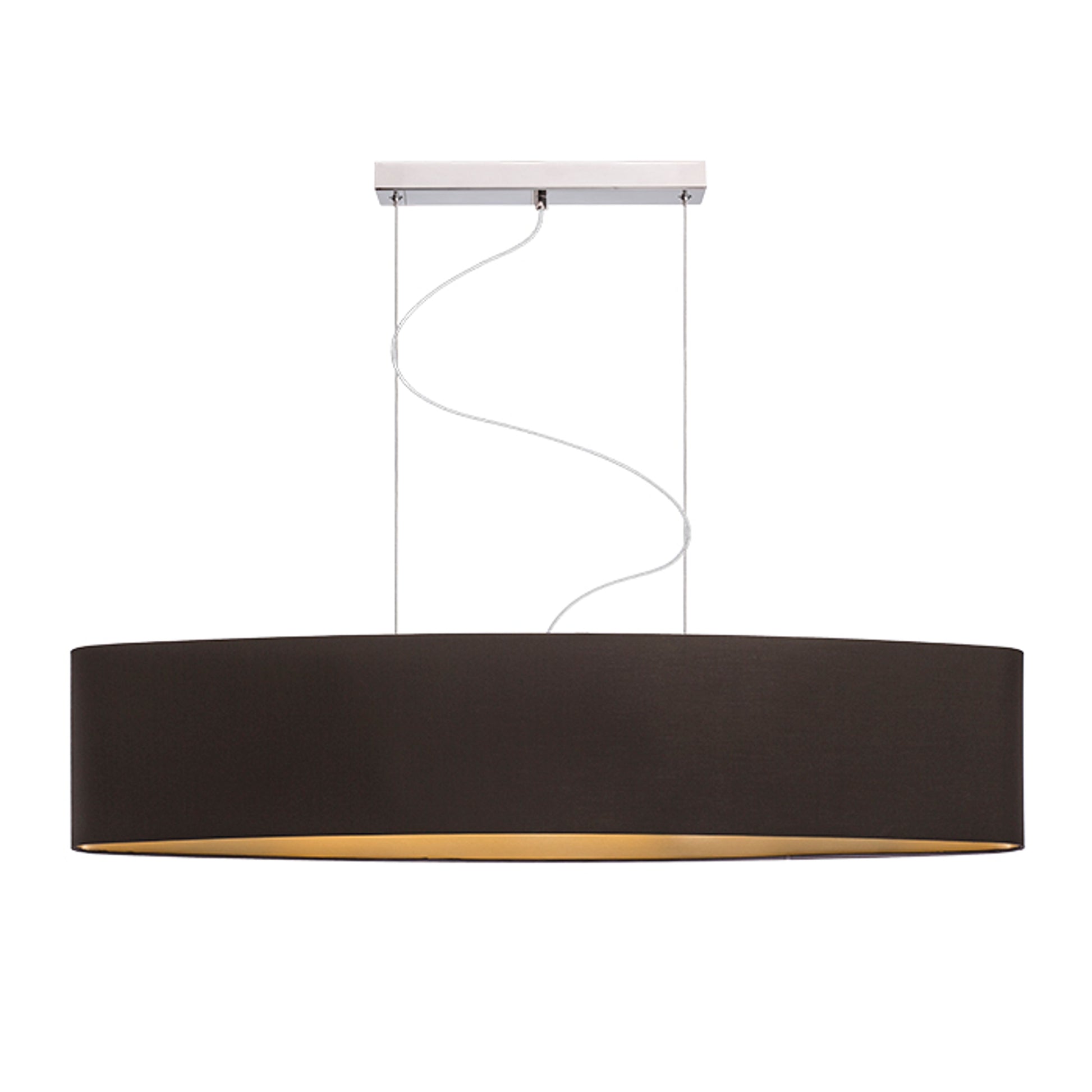 RENDL shades, shade bases, pendent sets CASUAL 120/25 shade Polycotton black/golden foil max. 23W R11471 2