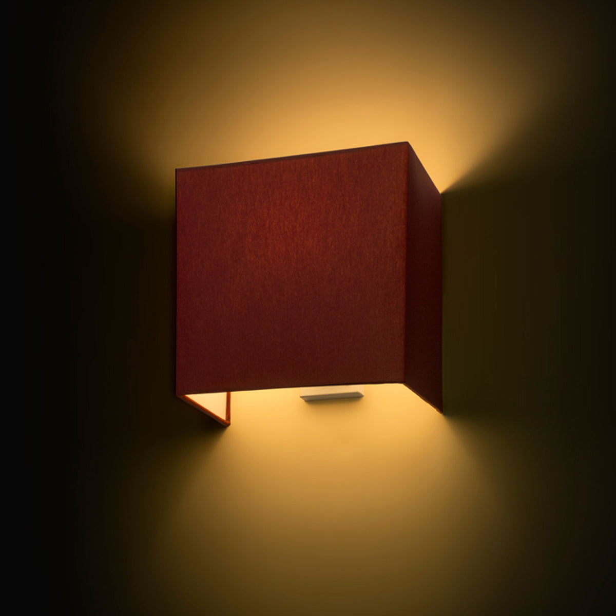 RENDL wall lamp LOPE W 25/14 wall Chintz terracotta/white PVC 230V E27 28W R11532 7