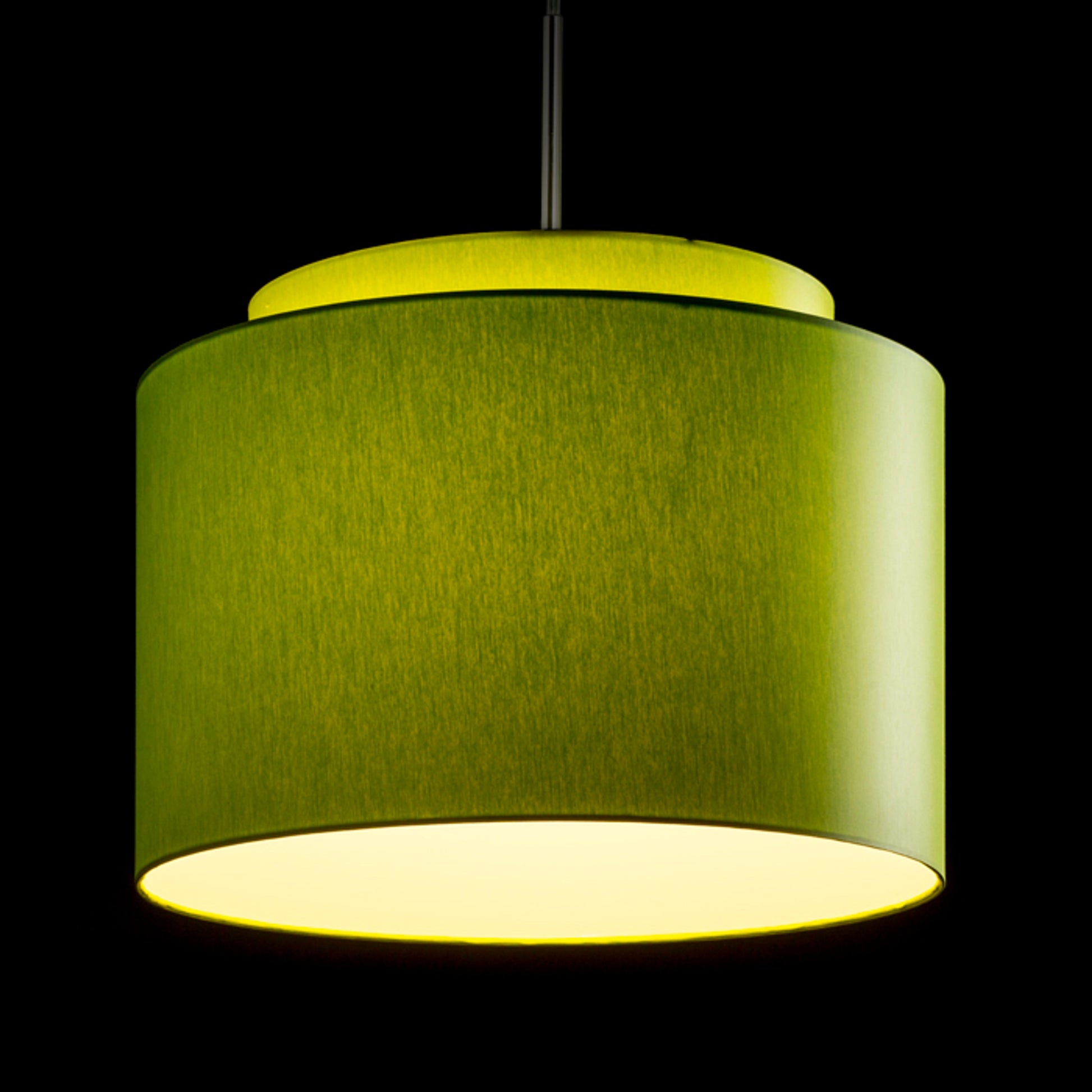 RENDL shades, shade bases, pendent sets DOUBLE 40/30 shade Chintz lime/white PVC max. 23W R11563 7