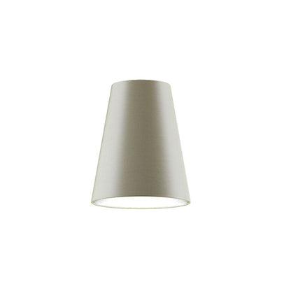 RENDL shades, shade bases, pendent sets CONNY 25/30 table shade  Monaco dove gray/silver PVC  max. 23W R11591 1