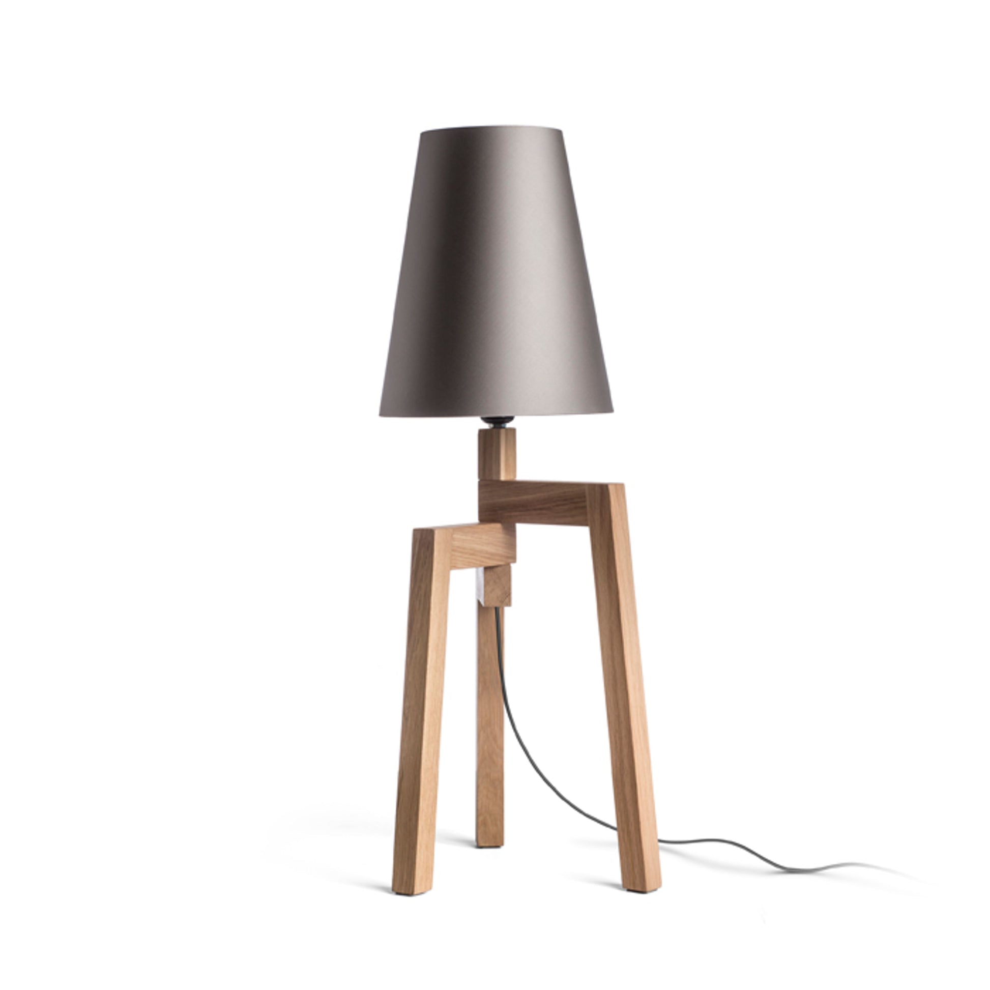 RENDL shades, shade bases, pendent sets CONNY 25/30 table shade  Monaco dove gray/silver PVC  max. 23W R11591 6