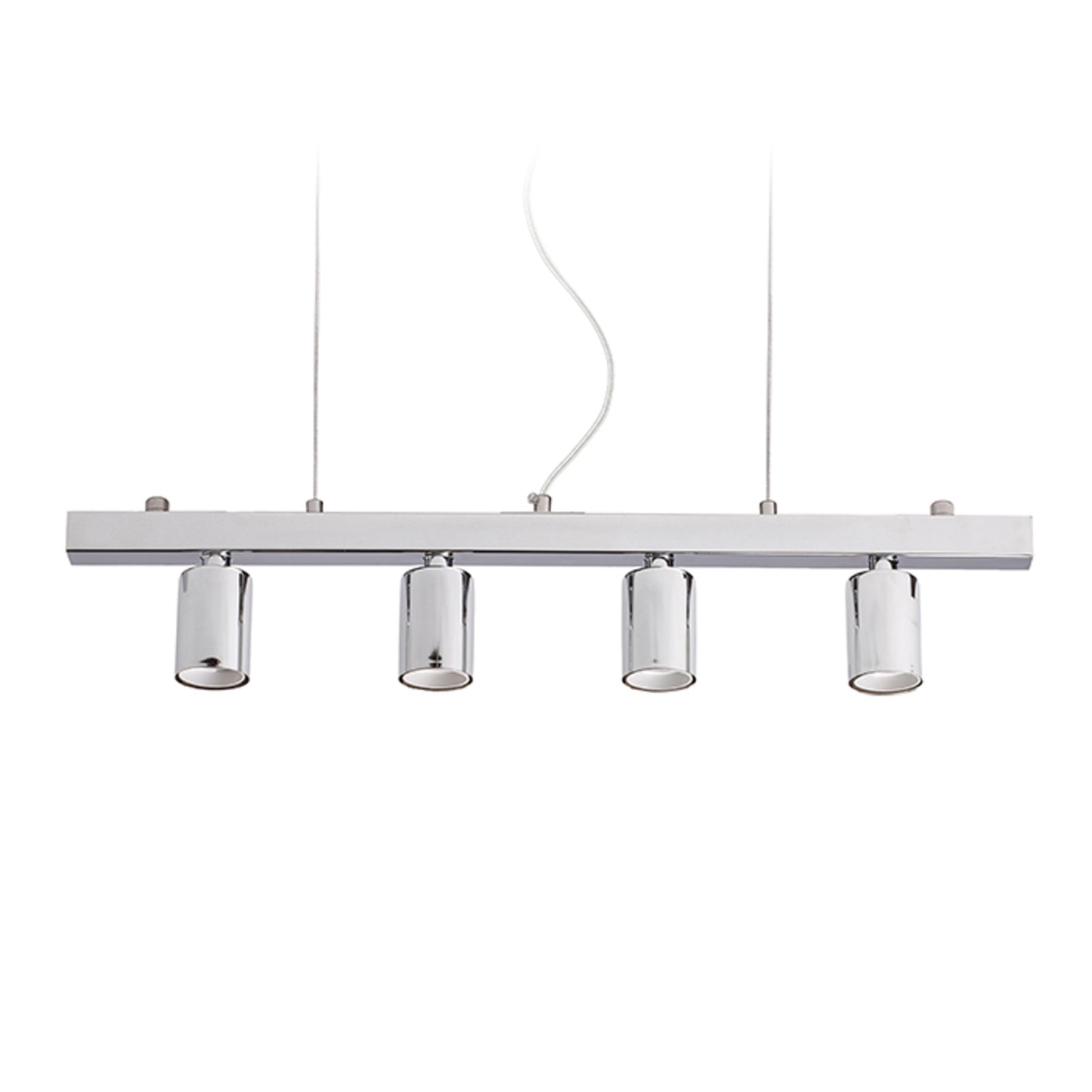 RENDL shades, shade bases, pendent sets RALLONG IV pendant ceiling base  chrome 230V LED E27 4x15W R11796 2
