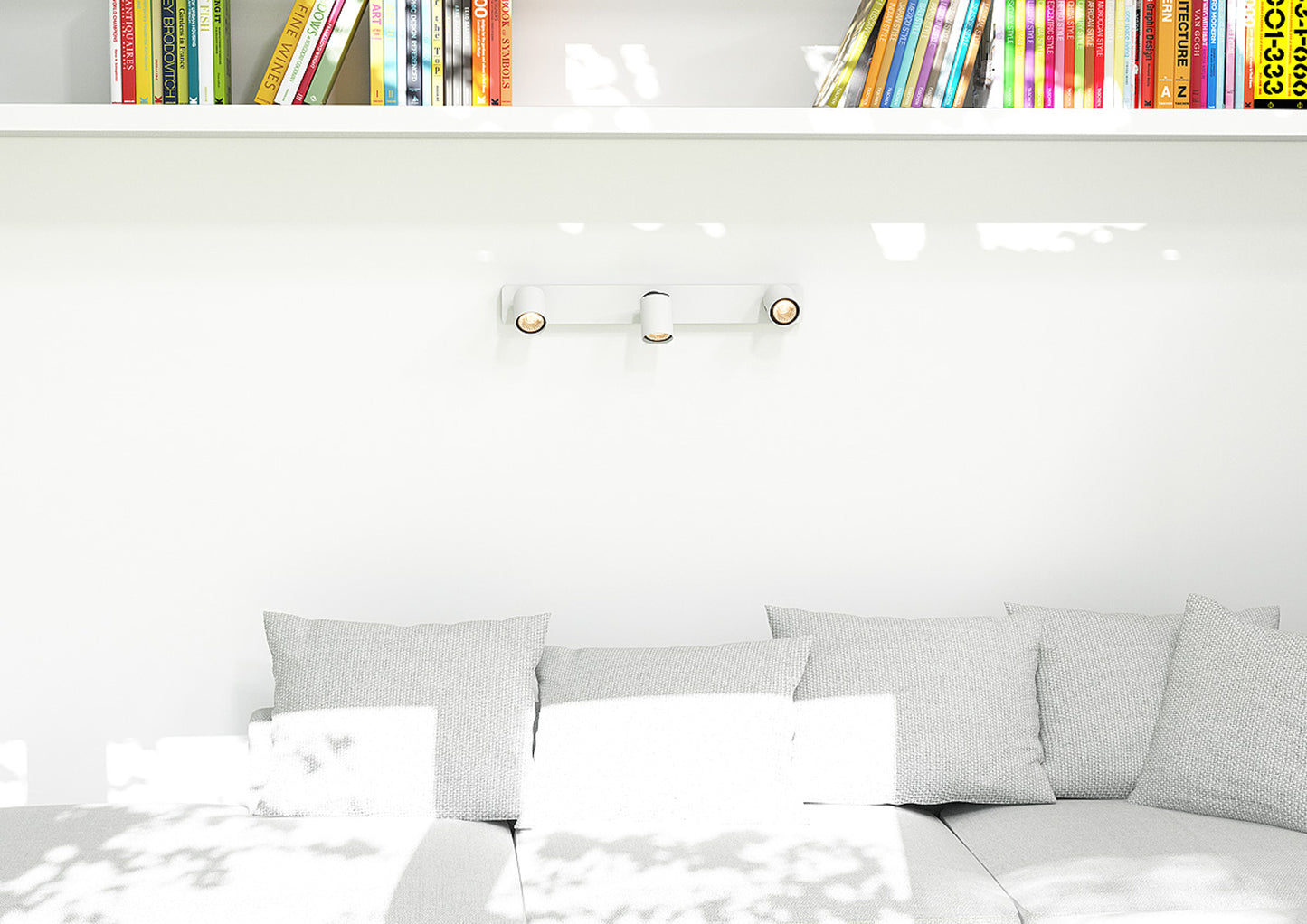 RENDL spotlight DUGME III  white/anthracite grey  230V GU10 3x35W R12078 13