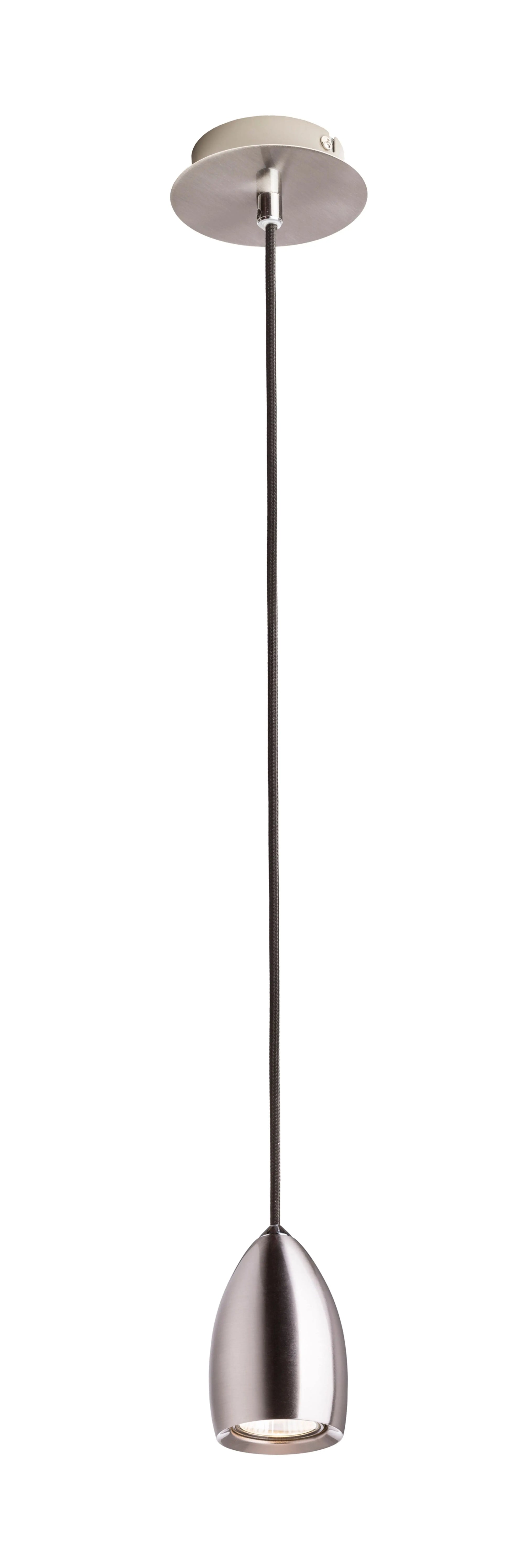 RENDL pendant lamp BABADES I pendant  matt nickel 230V GU10 35W R12082 5