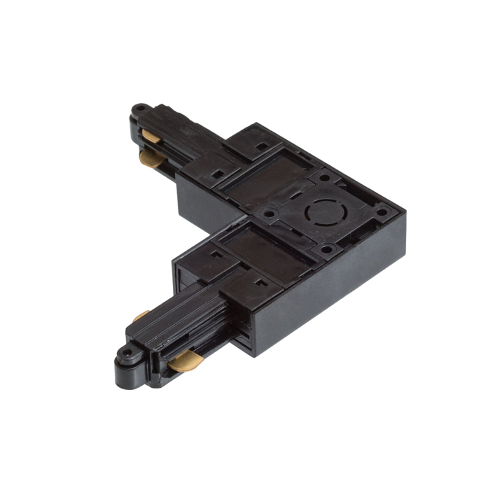 RENDL 1-circuit track system 1F L connector (outer polarity) black  230V  R12267 2