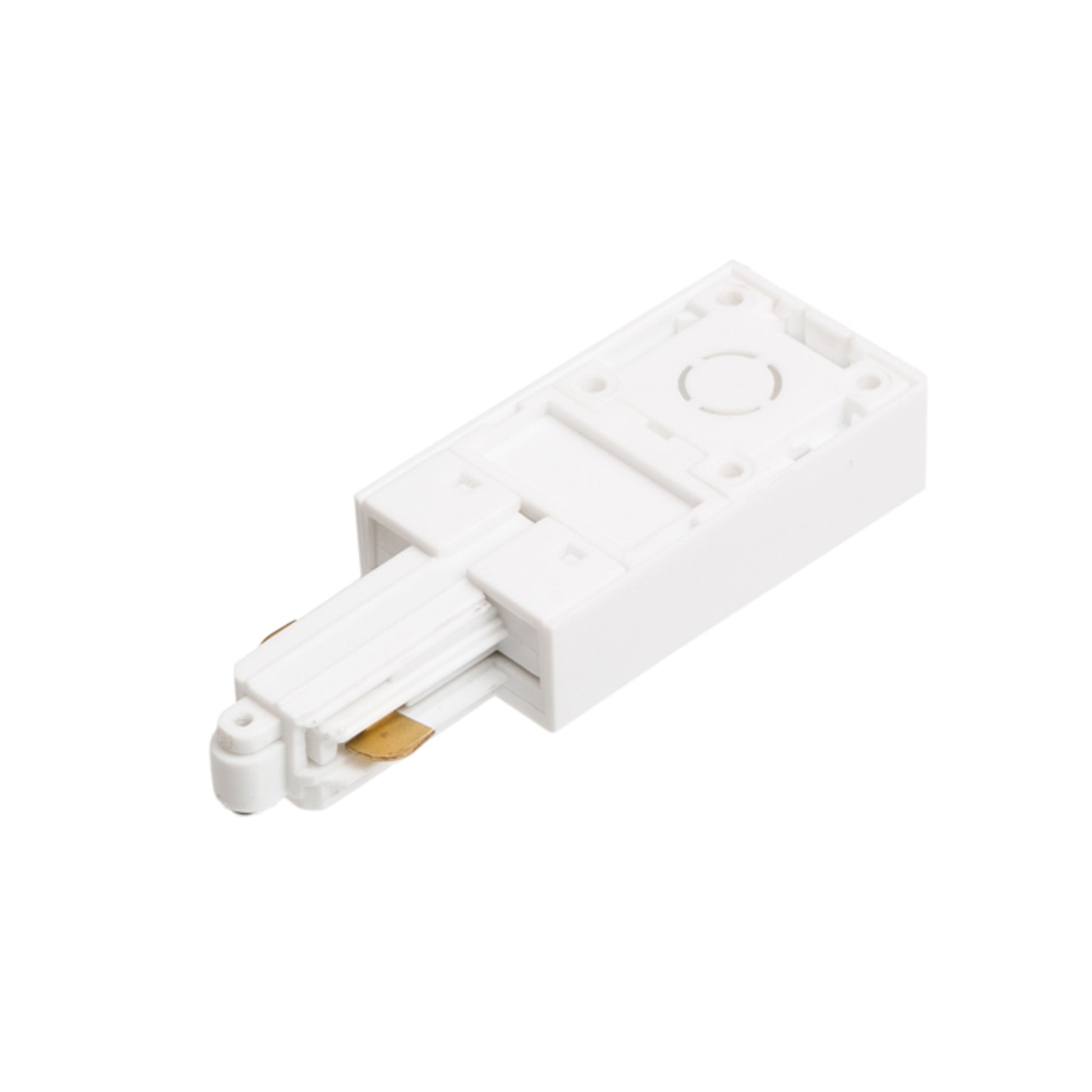RENDL 1-circuit track system 1F feed-in, polarity left white  230V  R12284 2