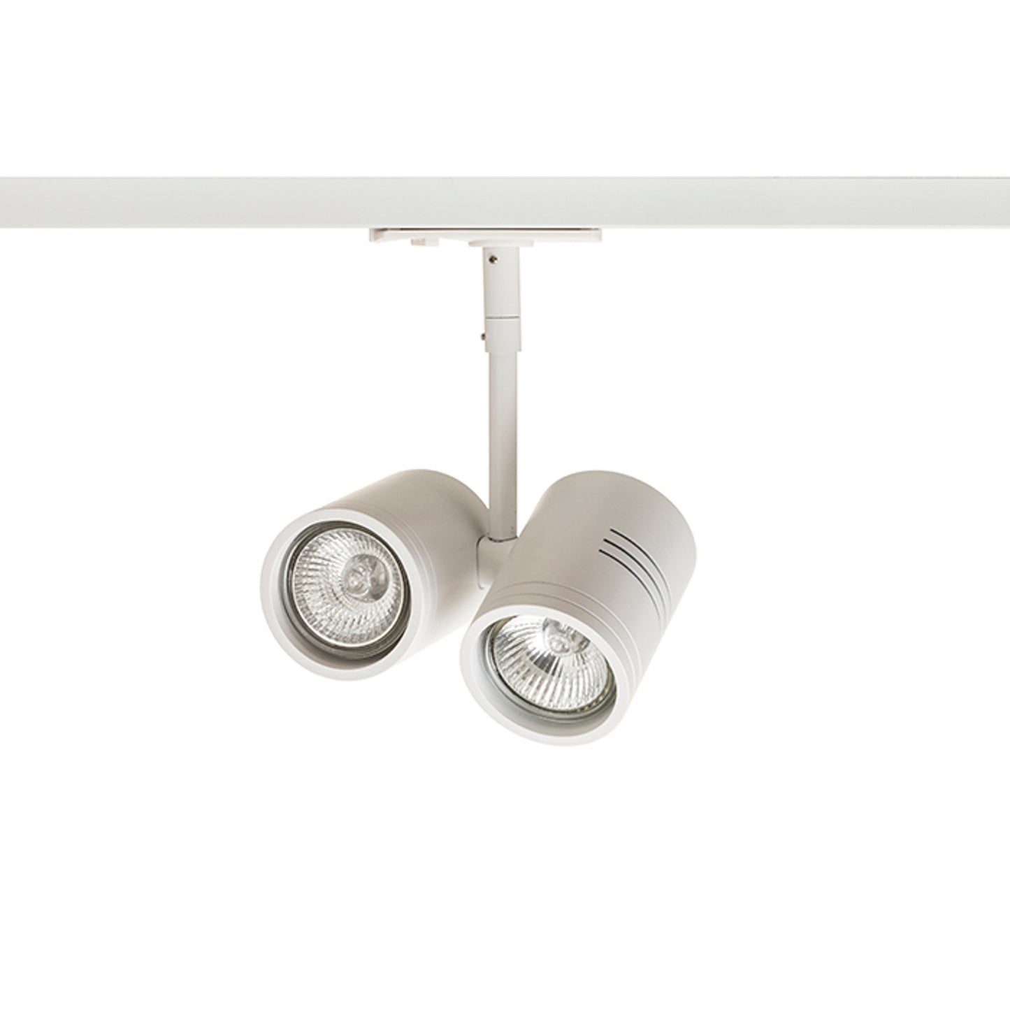 RENDL 1-circuit track system BEEBA II for 1-circuit tracks white  230V LED GU10 2x8W R12314 5