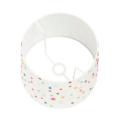 RENDL shades, shade bases, pendent sets DELISA 35/30 shade white buttons  max. 28W R12389 3