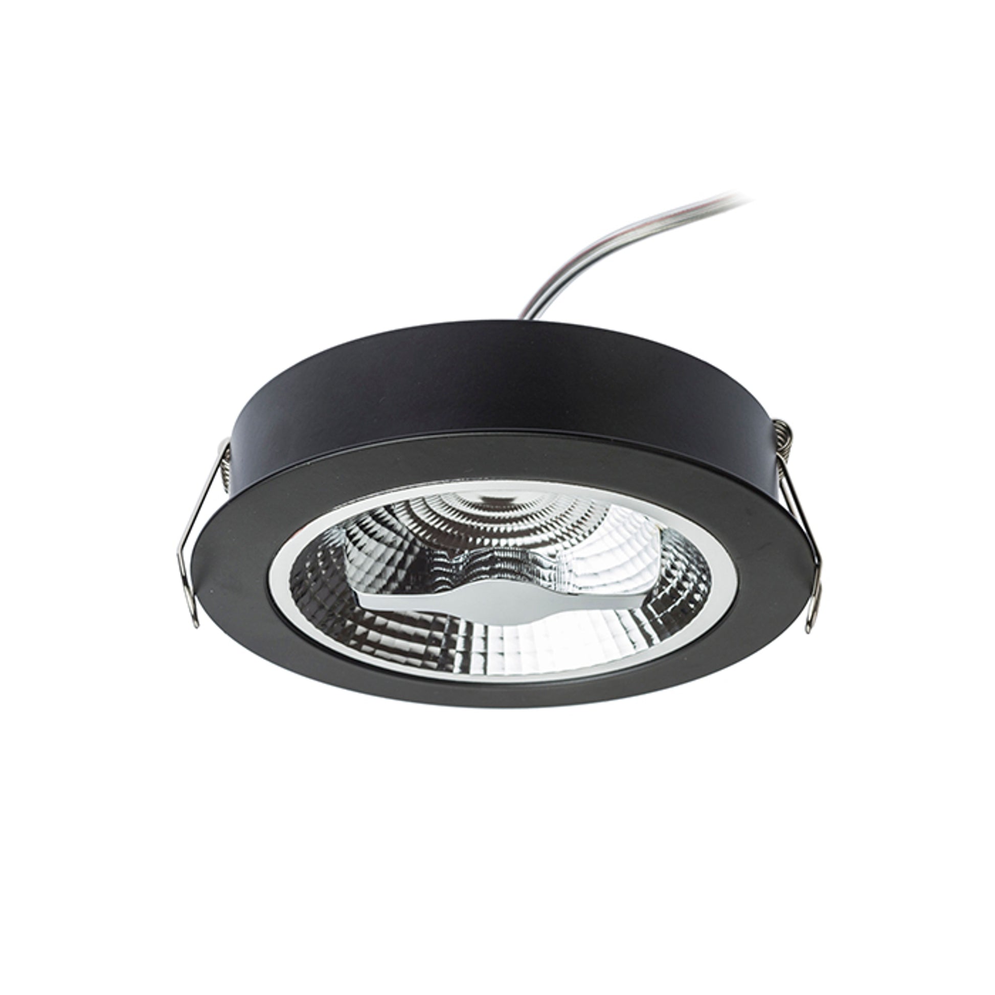 RENDL recessed light KELLY LED DIMM recessed black 230V LED 15W 45° 3000K R12636 2