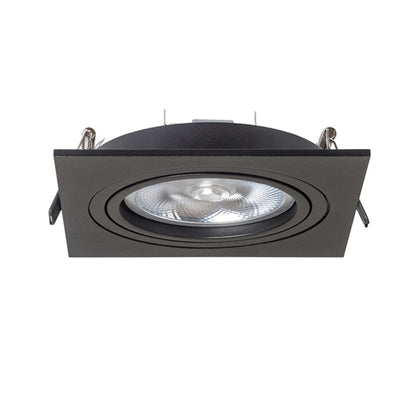 RENDL recessed light PASADENA G53 SQ I  black  230V LED G53 15W R12702 3