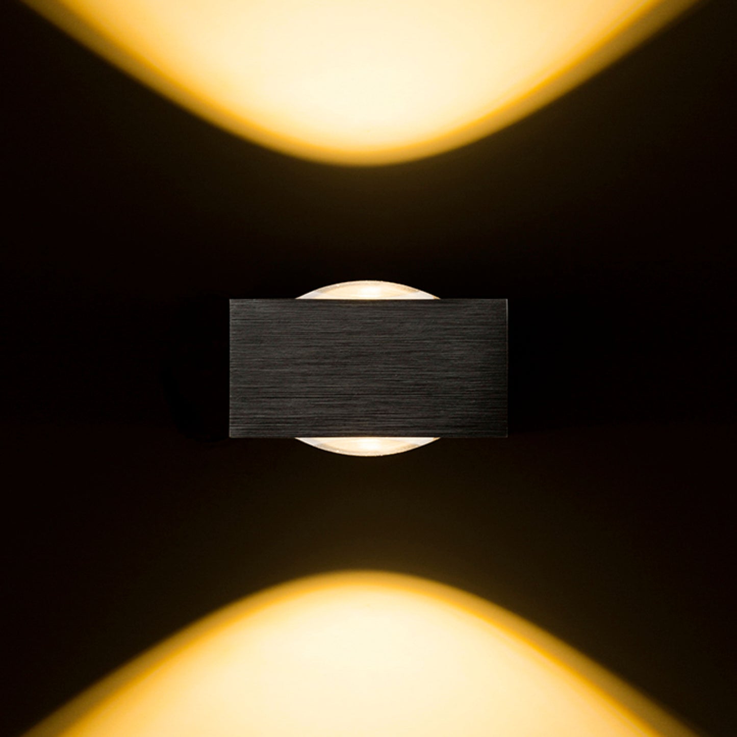RENDL outdoor lamp KORSO II wall  anodized black 230V LED 2x3W 120° IP54  3000K R12832 3